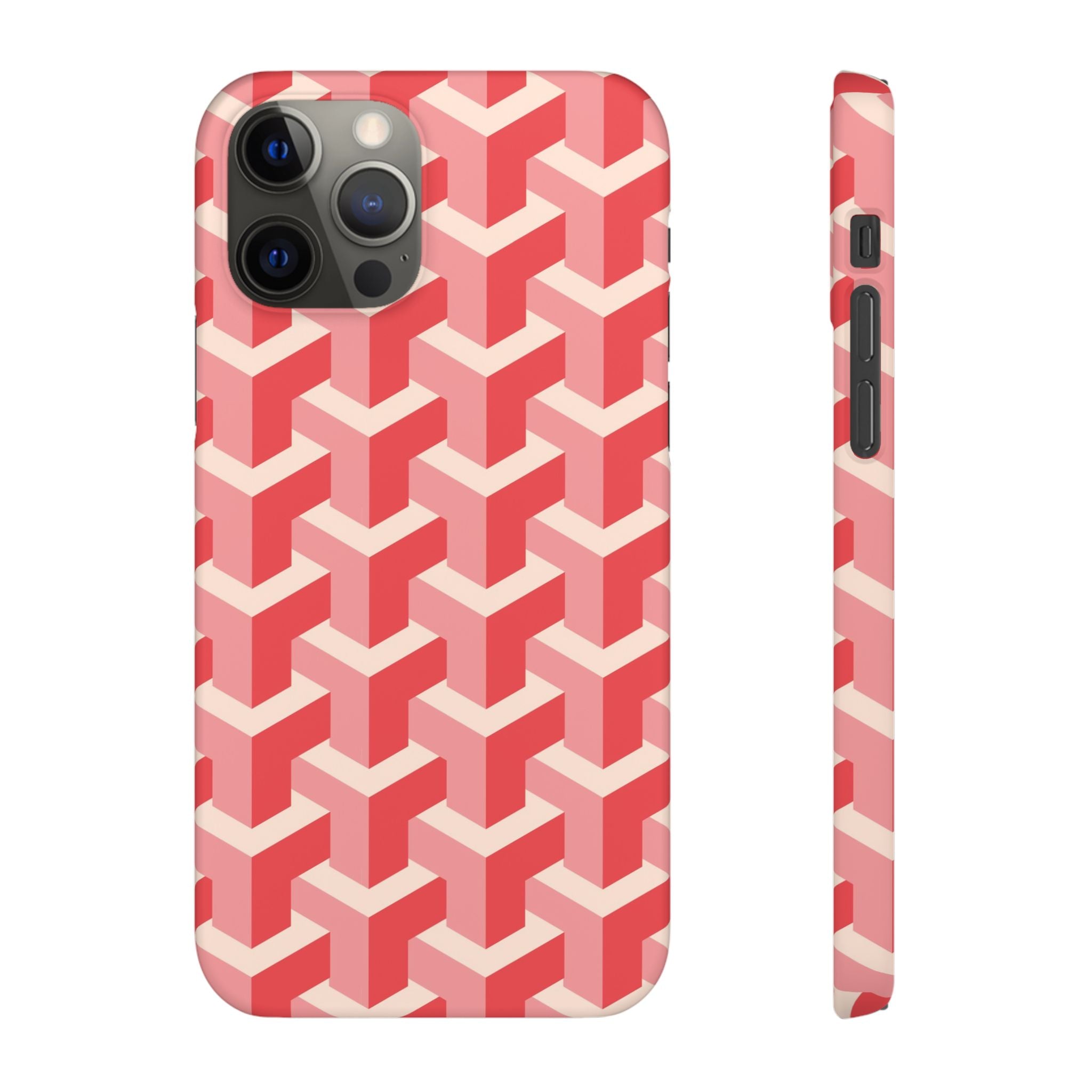 Pink Geo - Snap Case