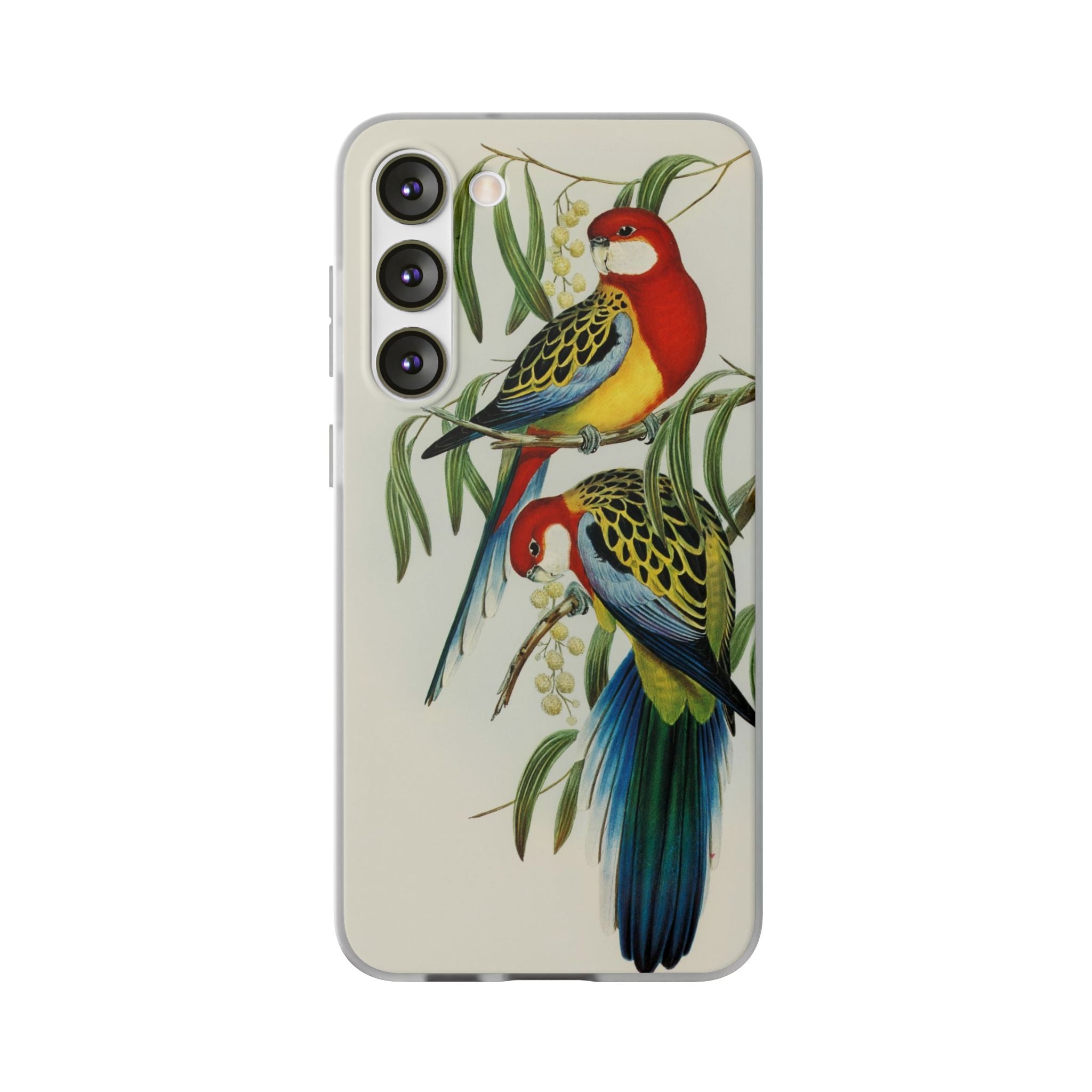 Rosehill Parakeet by Elizabeth Gould - Flexi Case