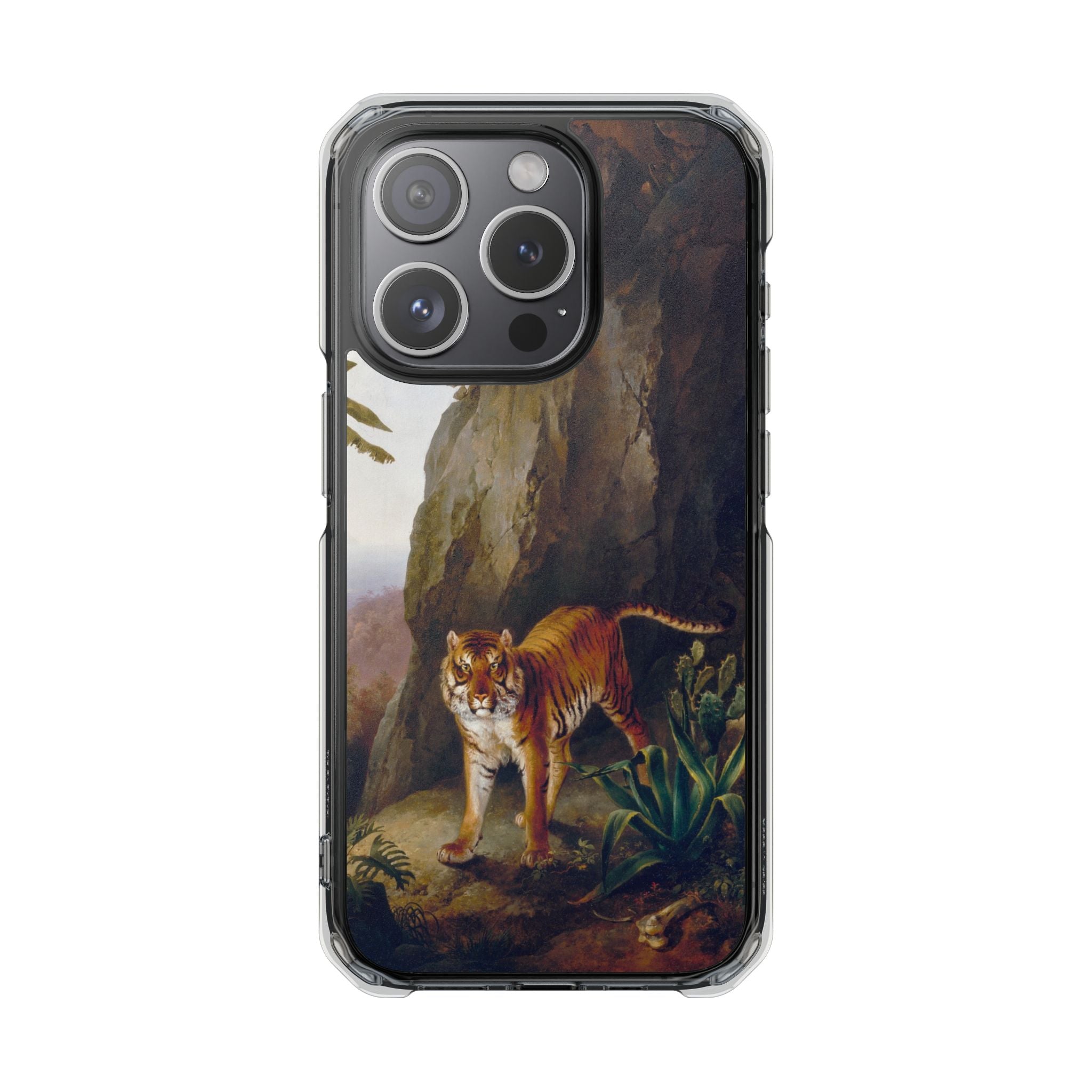 Tiger in a Cave (ca. 1814) - Magnetic Clear Impact Case