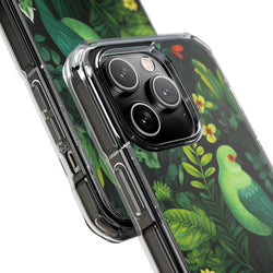 Image of Bird of Green - Magnetic Clear Impact Case