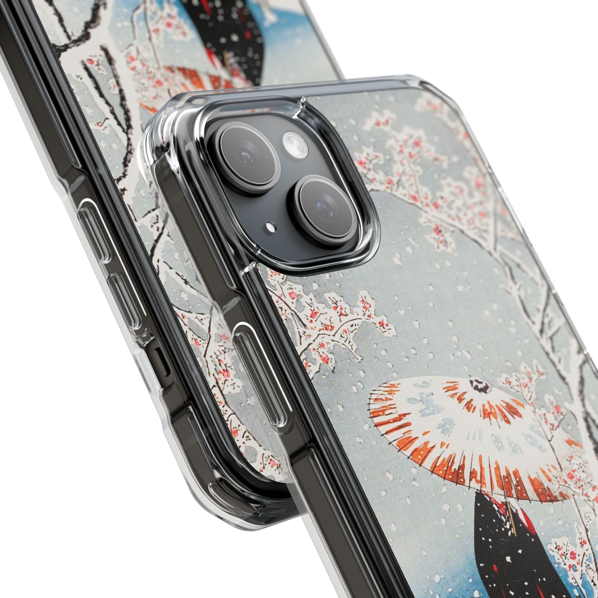 Plum Tree in Snow by Hiroaki Takahashi - Magnetic Clear Impact Case