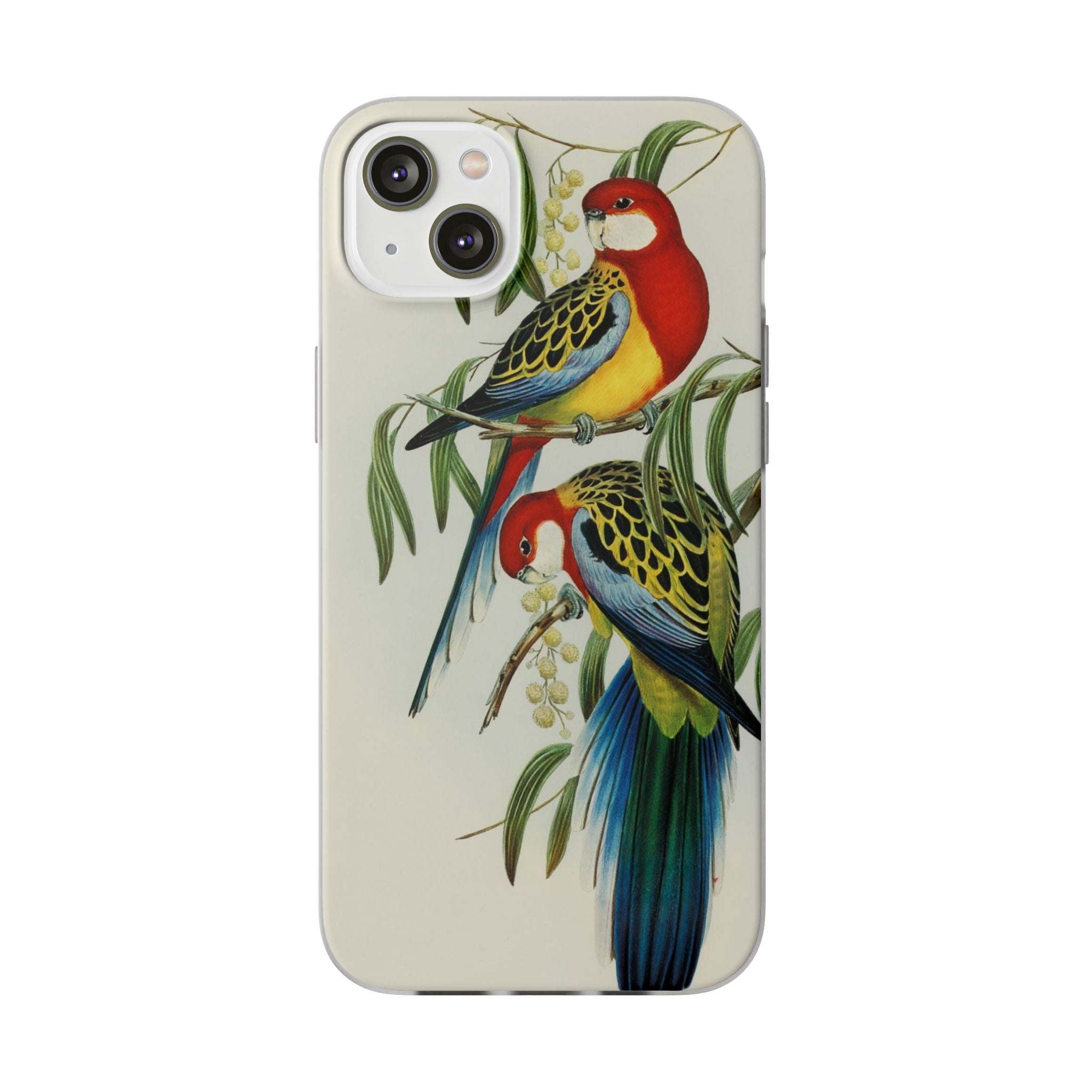 Rosehill Parakeet by Elizabeth Gould - Flexi Case