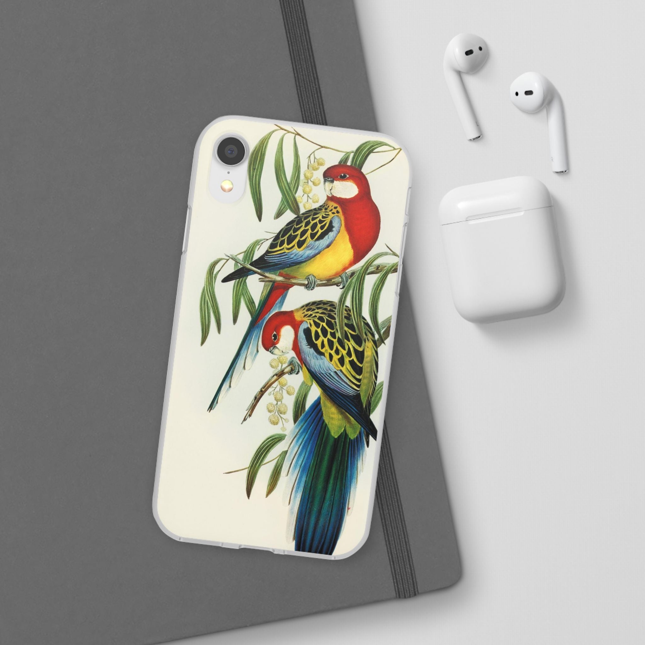 Rosehill Parakeet by Elizabeth Gould - Flexi Case