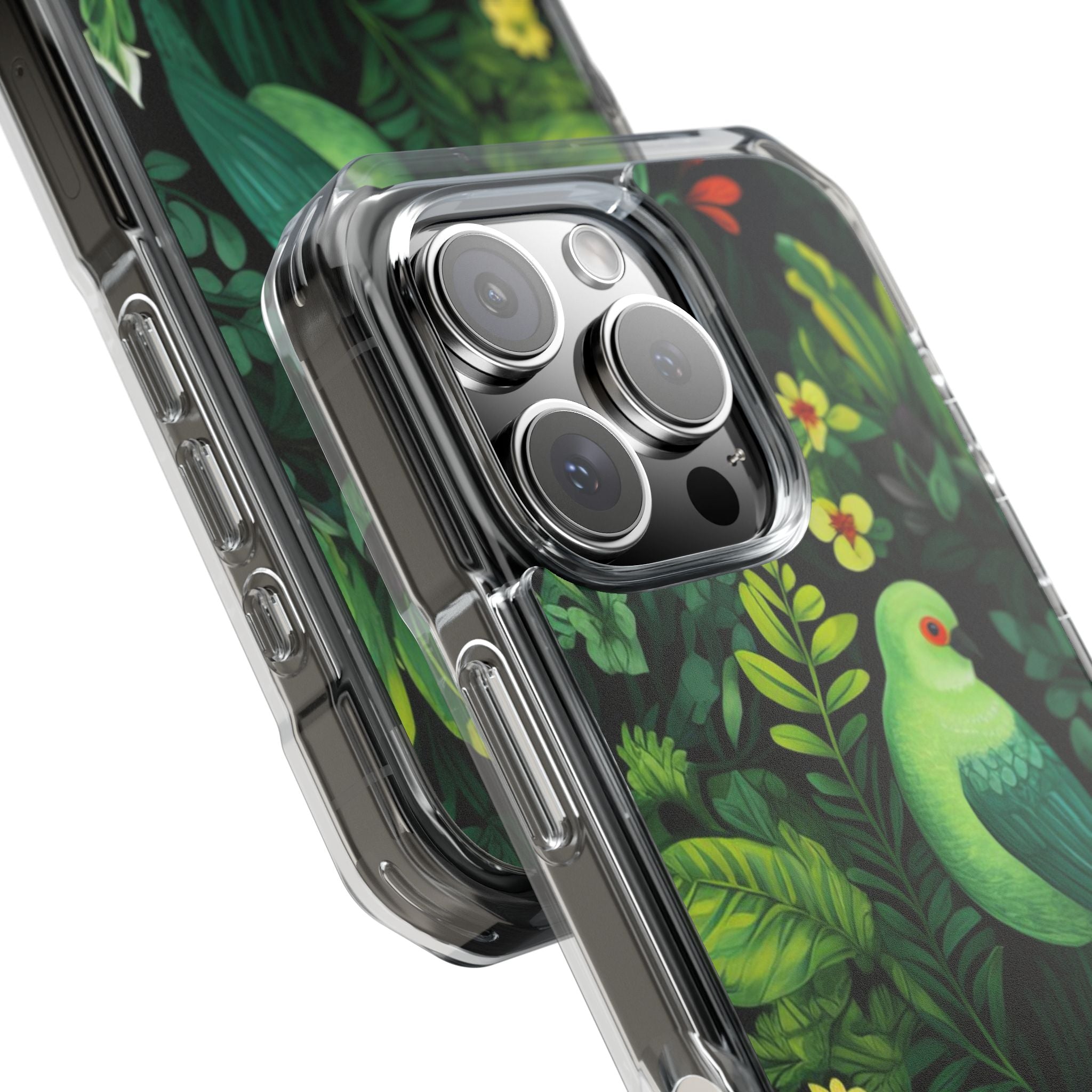 Bird of Green - Magnetic Clear Impact Case