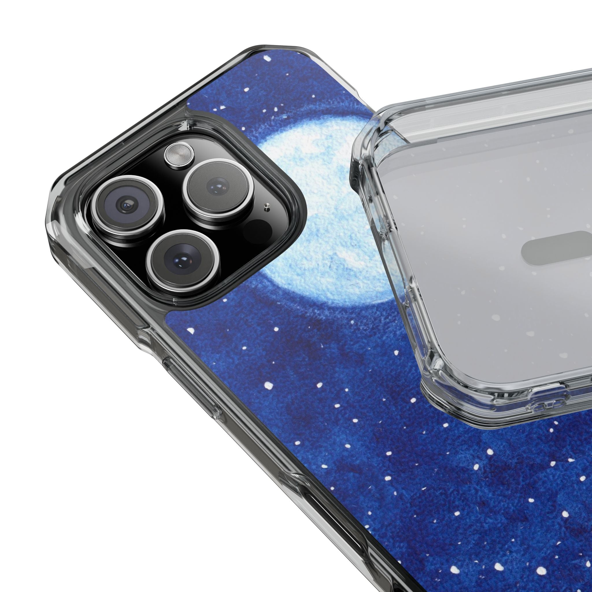 Night Moon - Magnetic Clear Impact Case