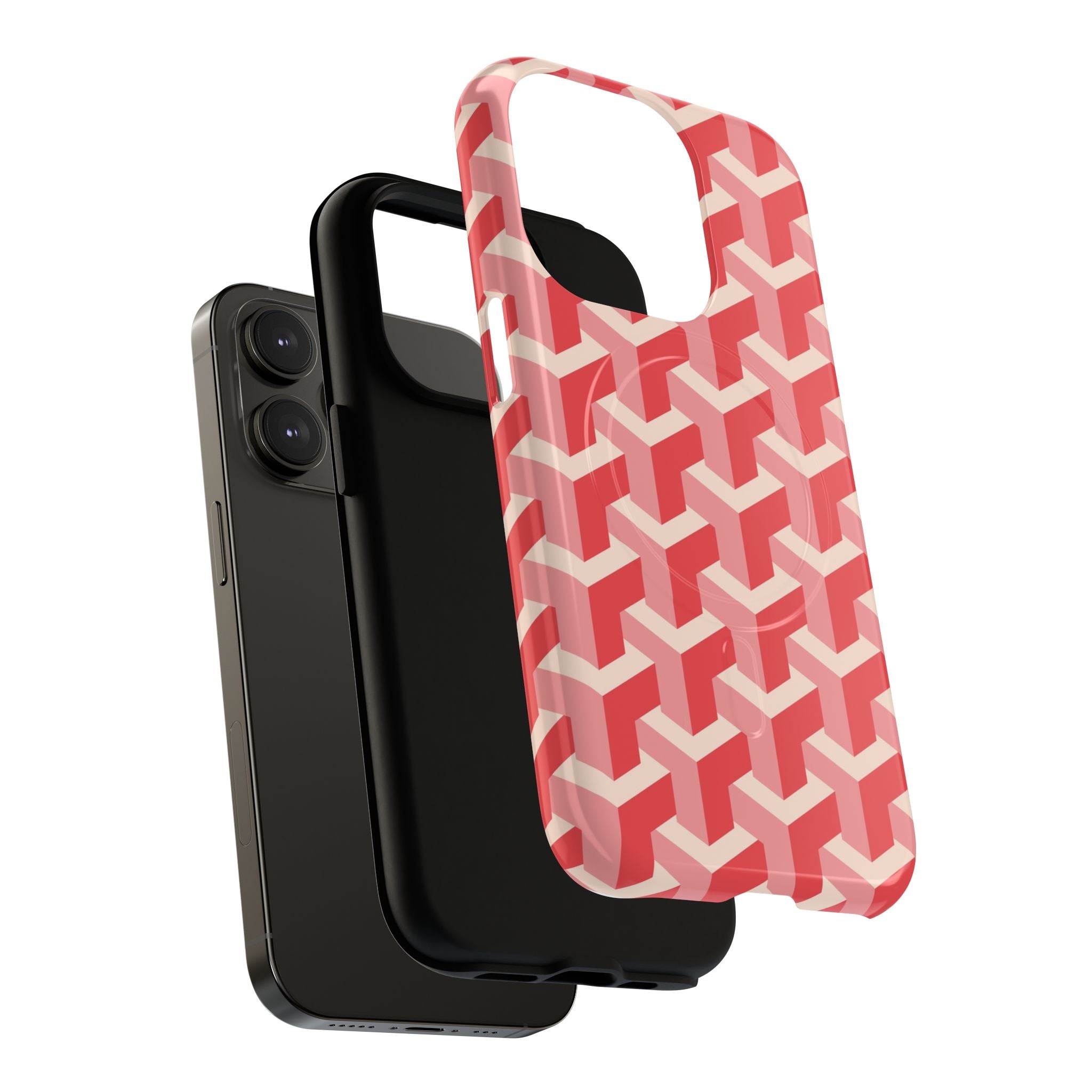 Pink Geo - Tough Magnetic Case