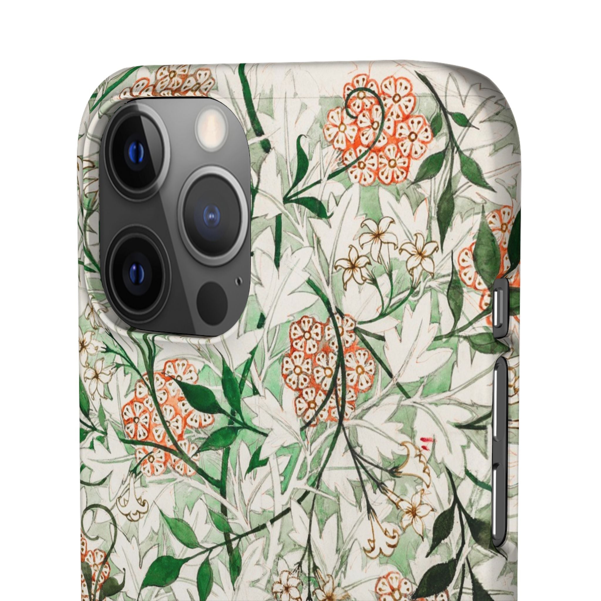 William Morris's (1834-1896) famous Jasmine pattern artwork - Snap Case