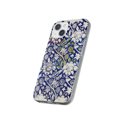 William Morris's Watercolour for Printed Fabric Design Wey (1882-1883) - Flexi Case