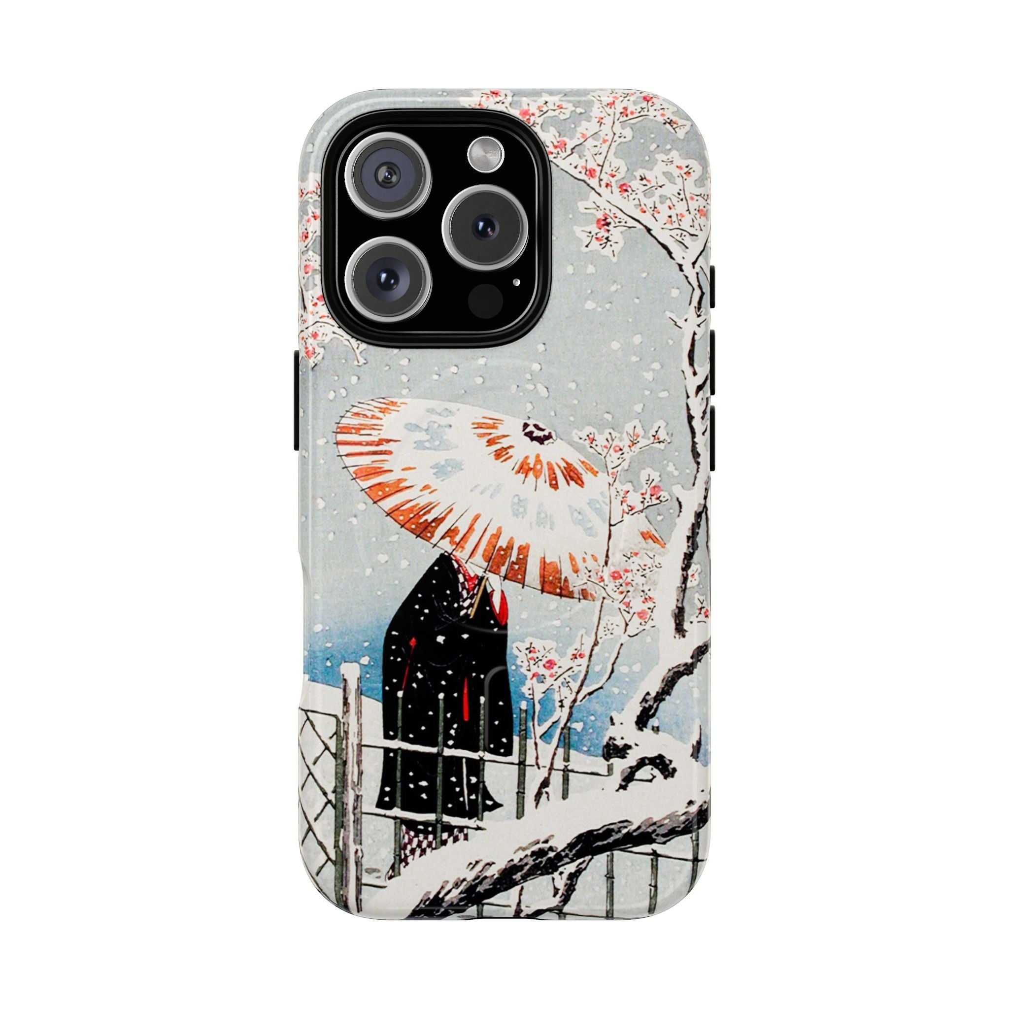 Plum Tree in Snow by Hiroaki Takahashi - Tough Magnetic Case