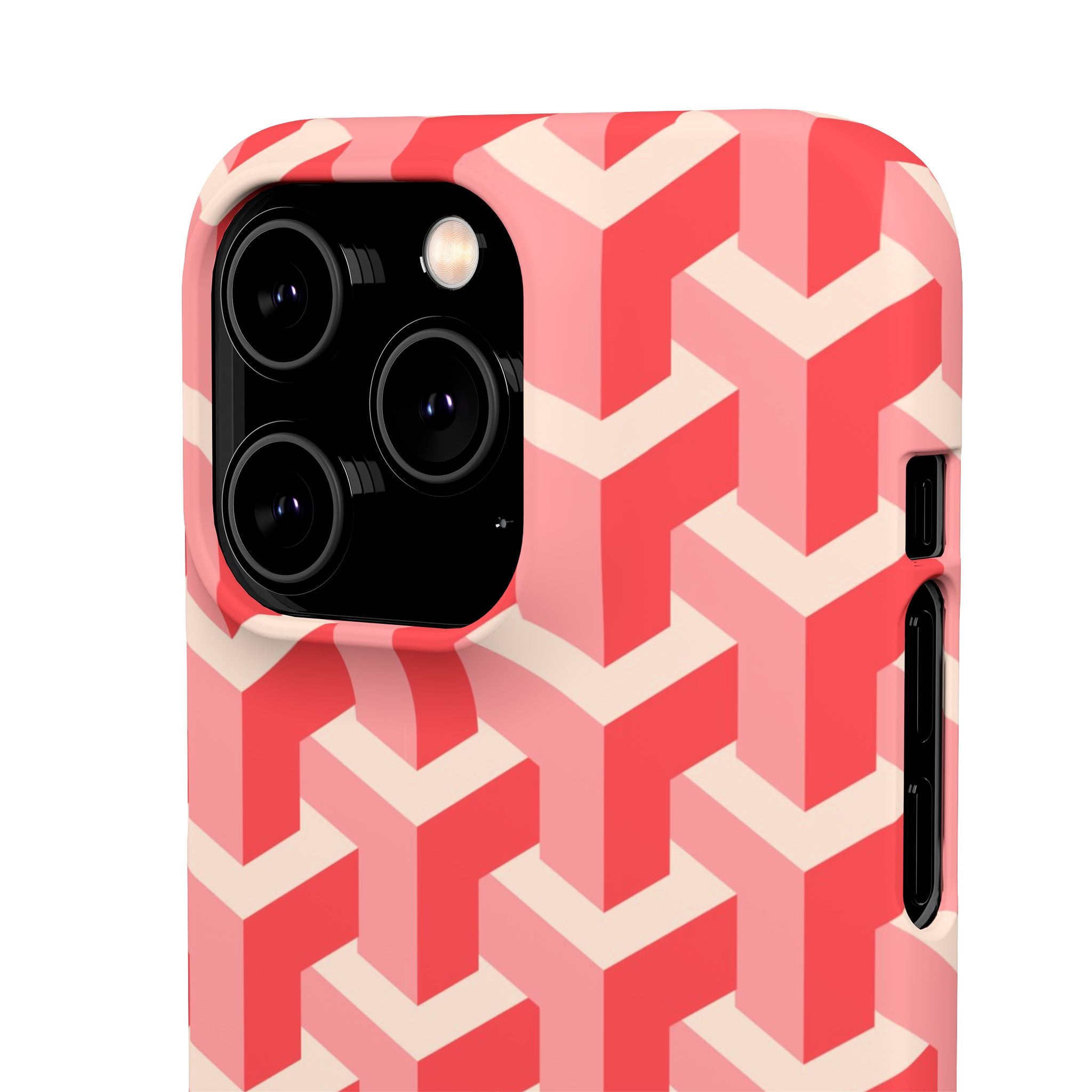 Pink Geo - Snap Case