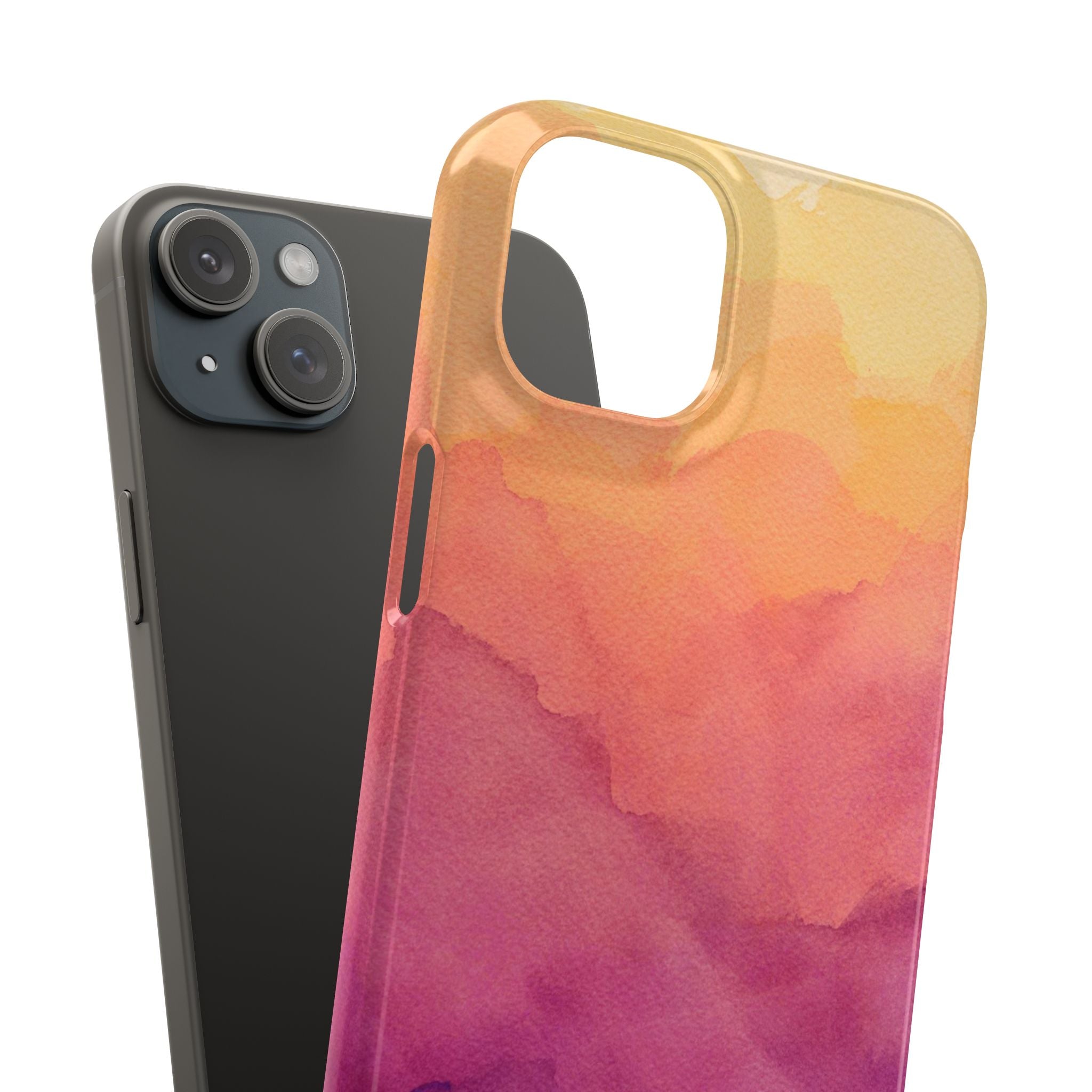 Watercolour Sunrise - Snap Case