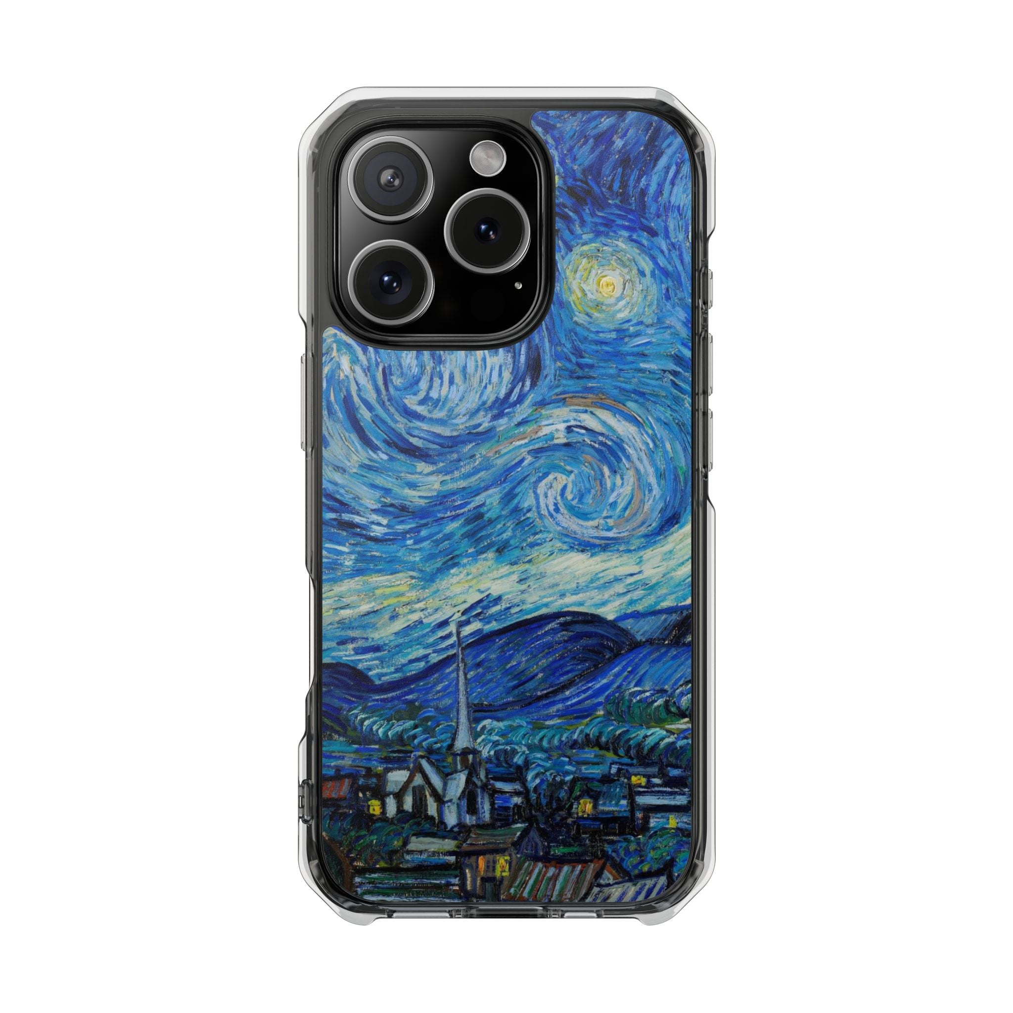 Vincent Van Gogh's The Starry Night - Magnetic Clear Impact Case