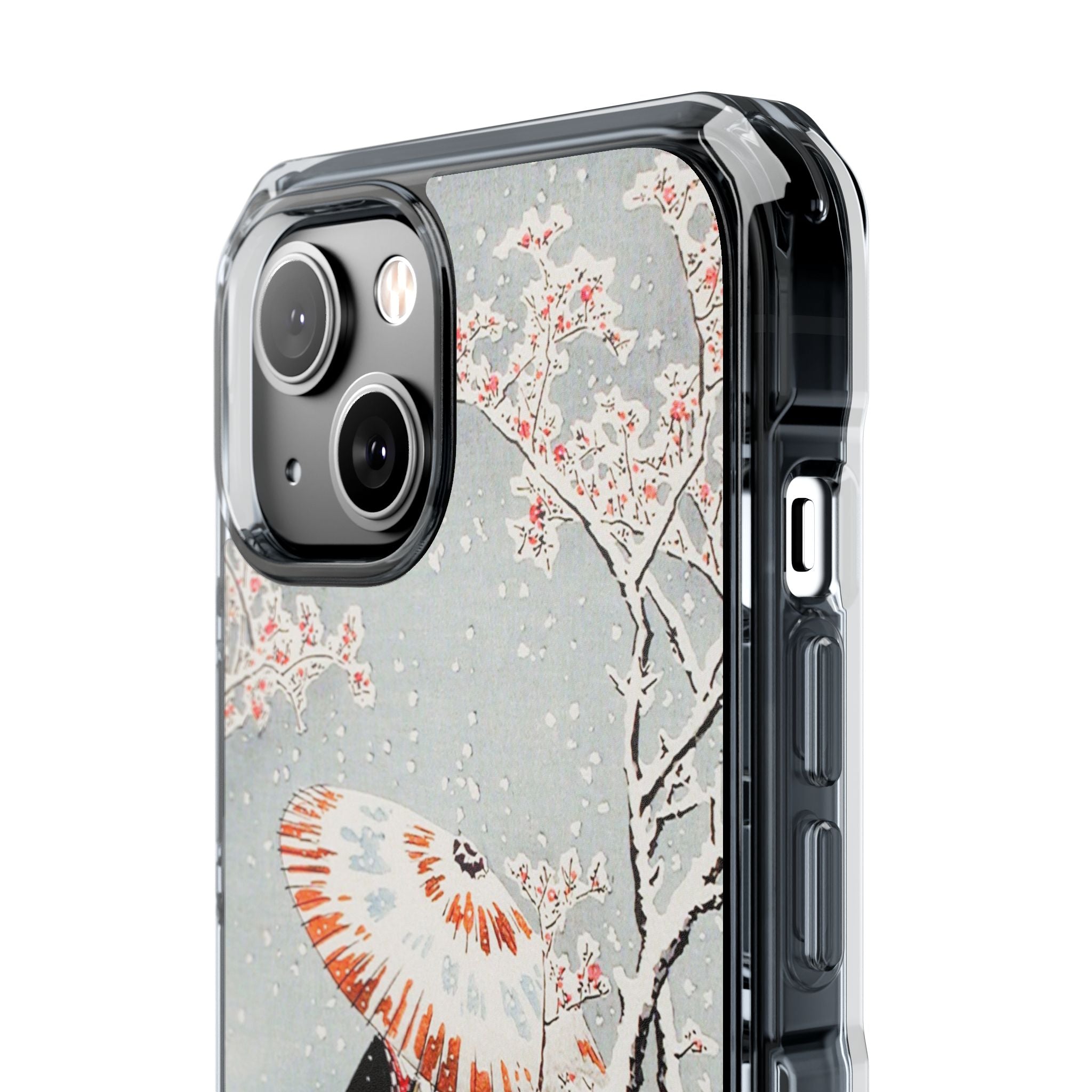 Plum Tree in Snow by Hiroaki Takahashi - Magnetic Clear Impact Case