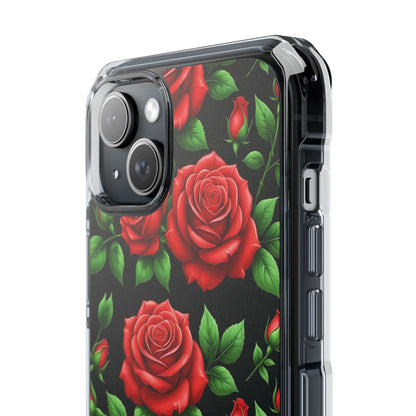 Roses are Red - Magnetic Clear Impact Case