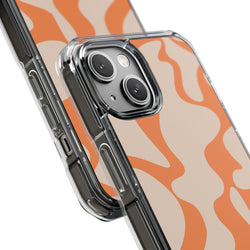 Image of Retro Ripples - Magnetic Clear Impact Case