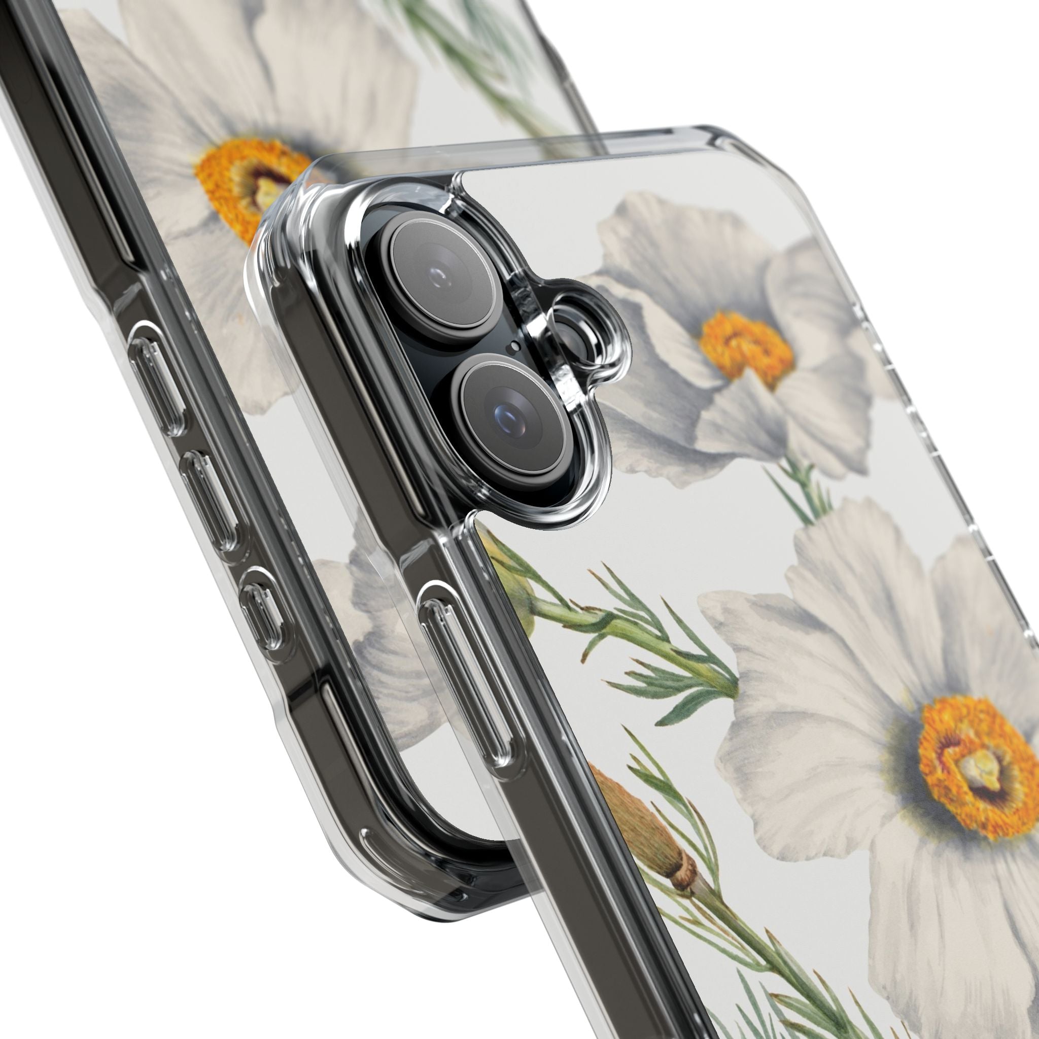 Matilija Poppy by Mary Vaux Walcott - Magnetic Clear Impact Case