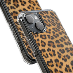 Image of Leopard - Magnetic Clear Impact Case