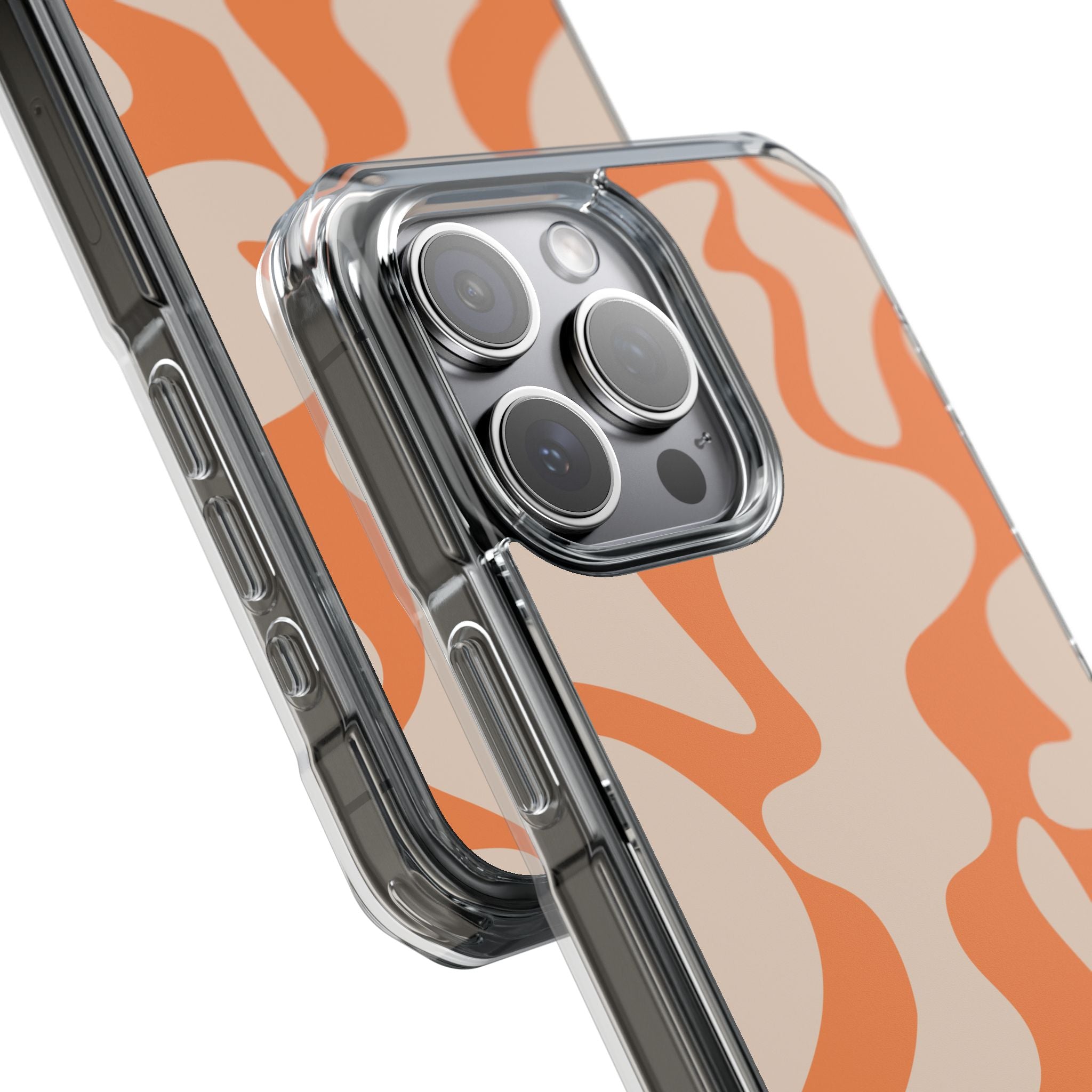 Retro Ripples - Magnetic Clear Impact Case