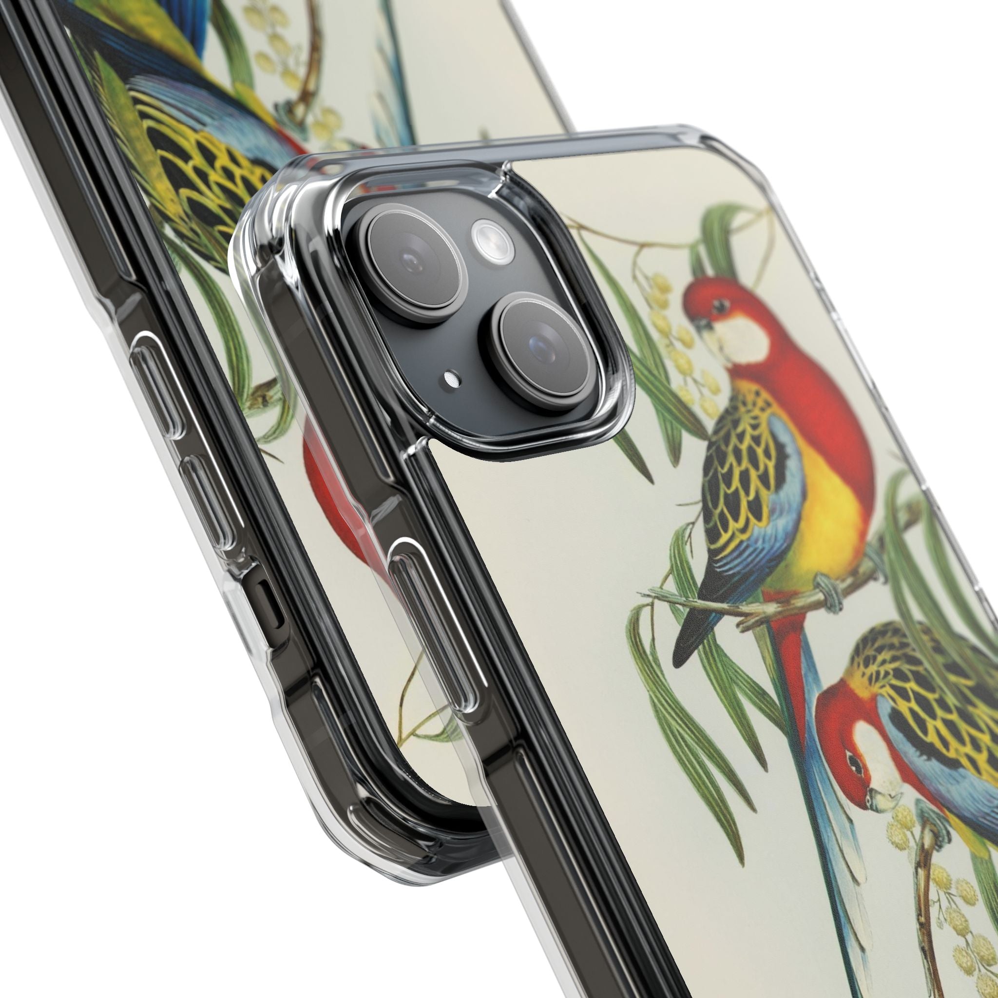 Rosehill Parakeet by Elizabeth Gould - Magnetic Clear Impact Case
