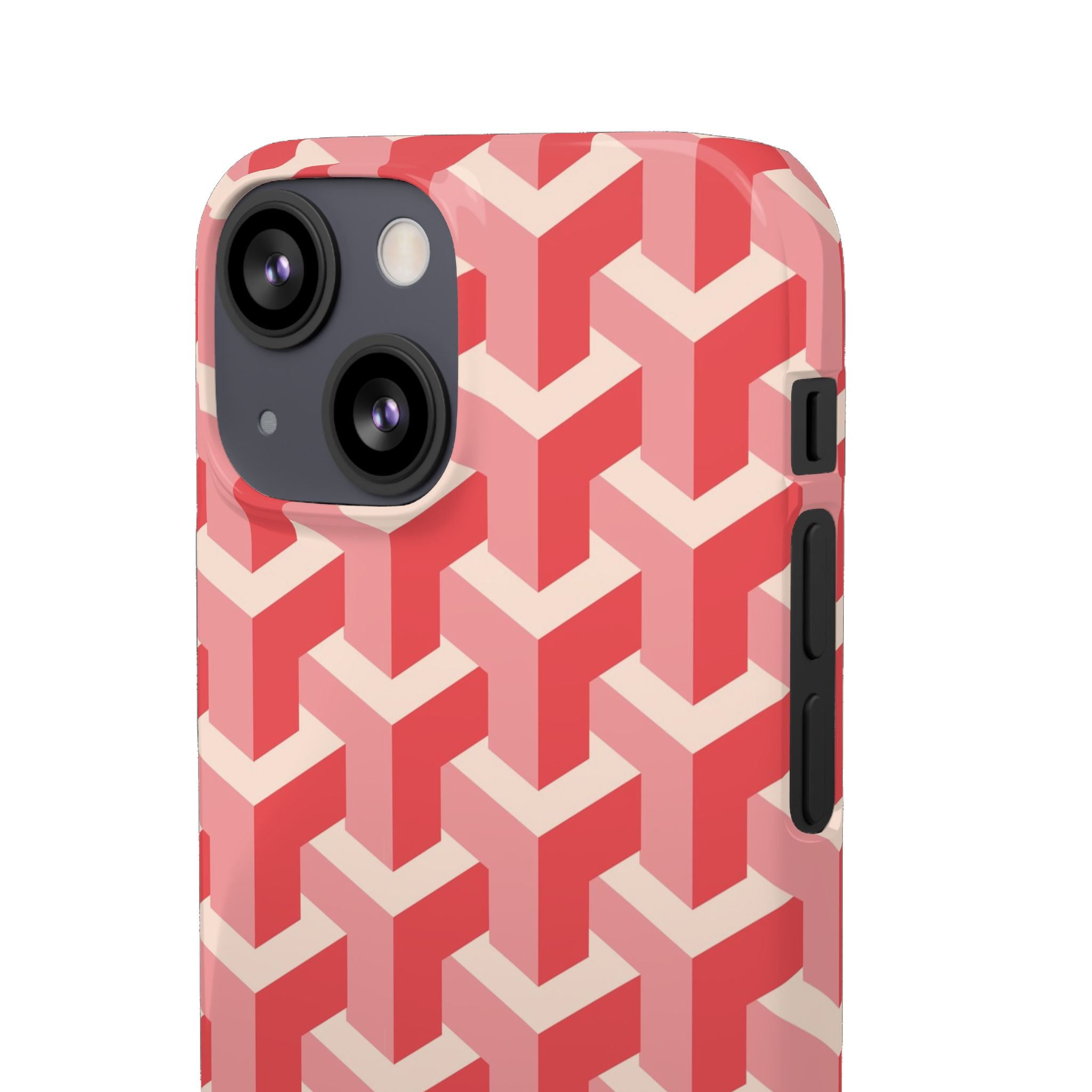 Pink Geo - Snap Case