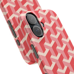 Image of Pink Geo - Snap Case