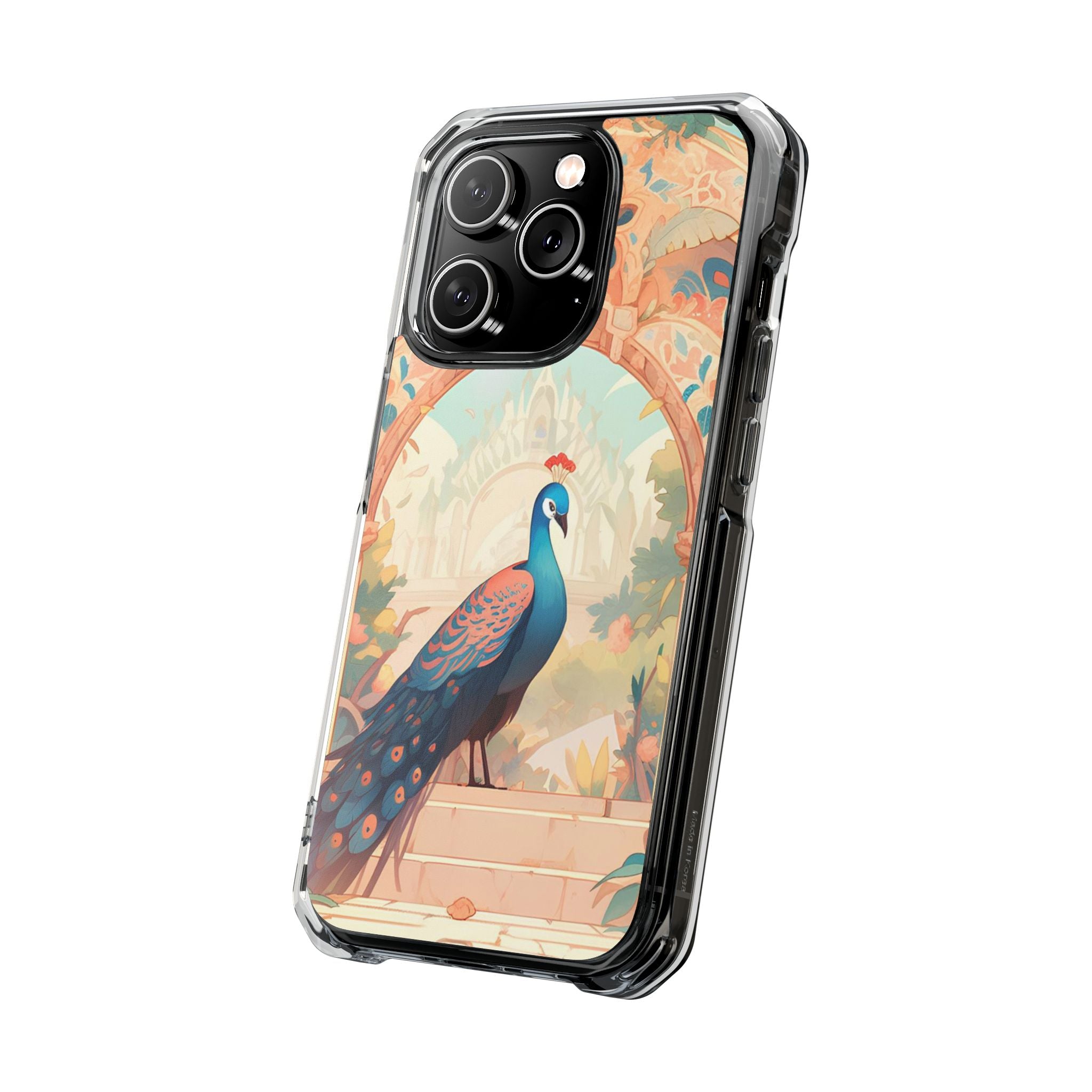 Peacock - Magnetic Clear Impact Case