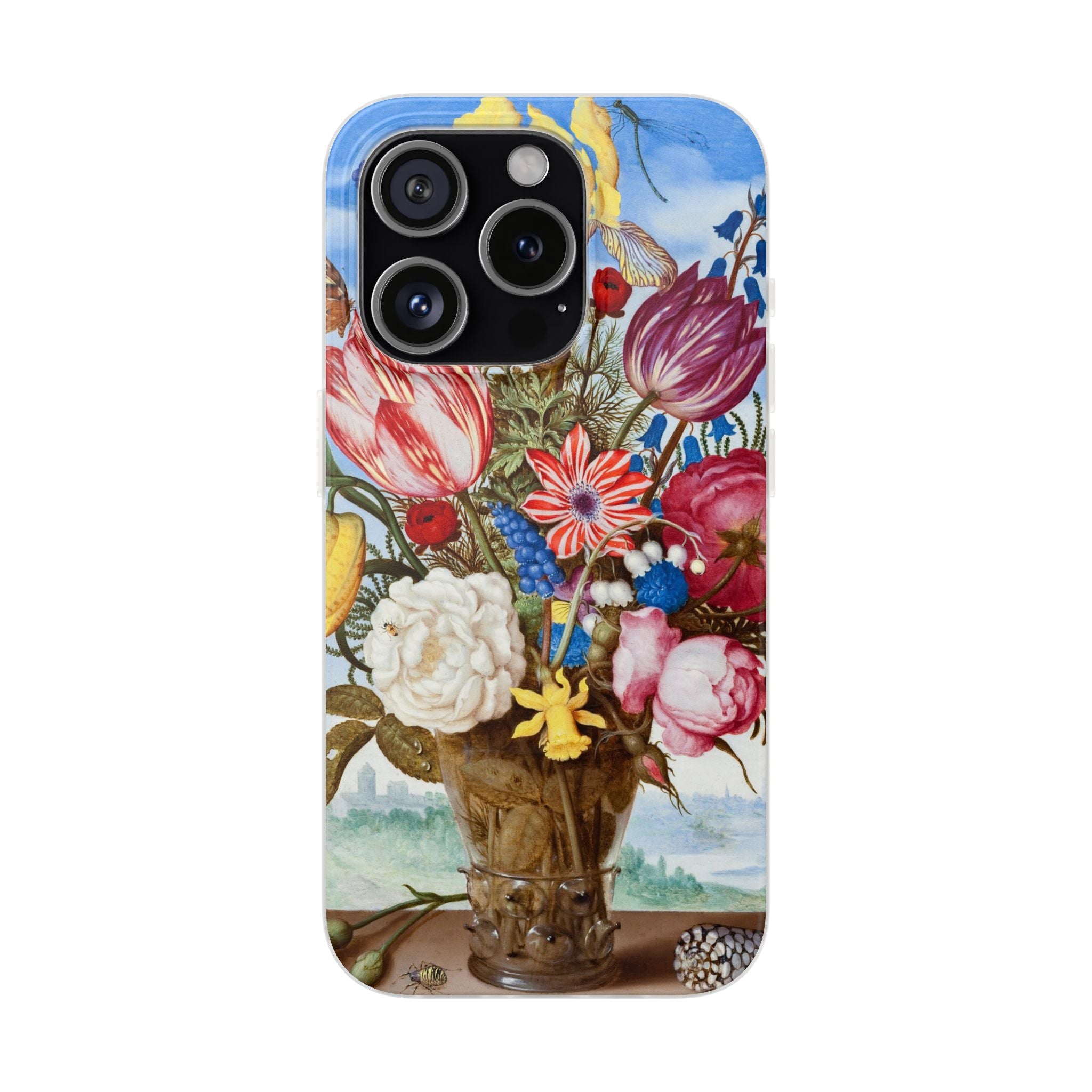 Bouquet of Flowers by Ambrosius Bosschaert - Flexi Case