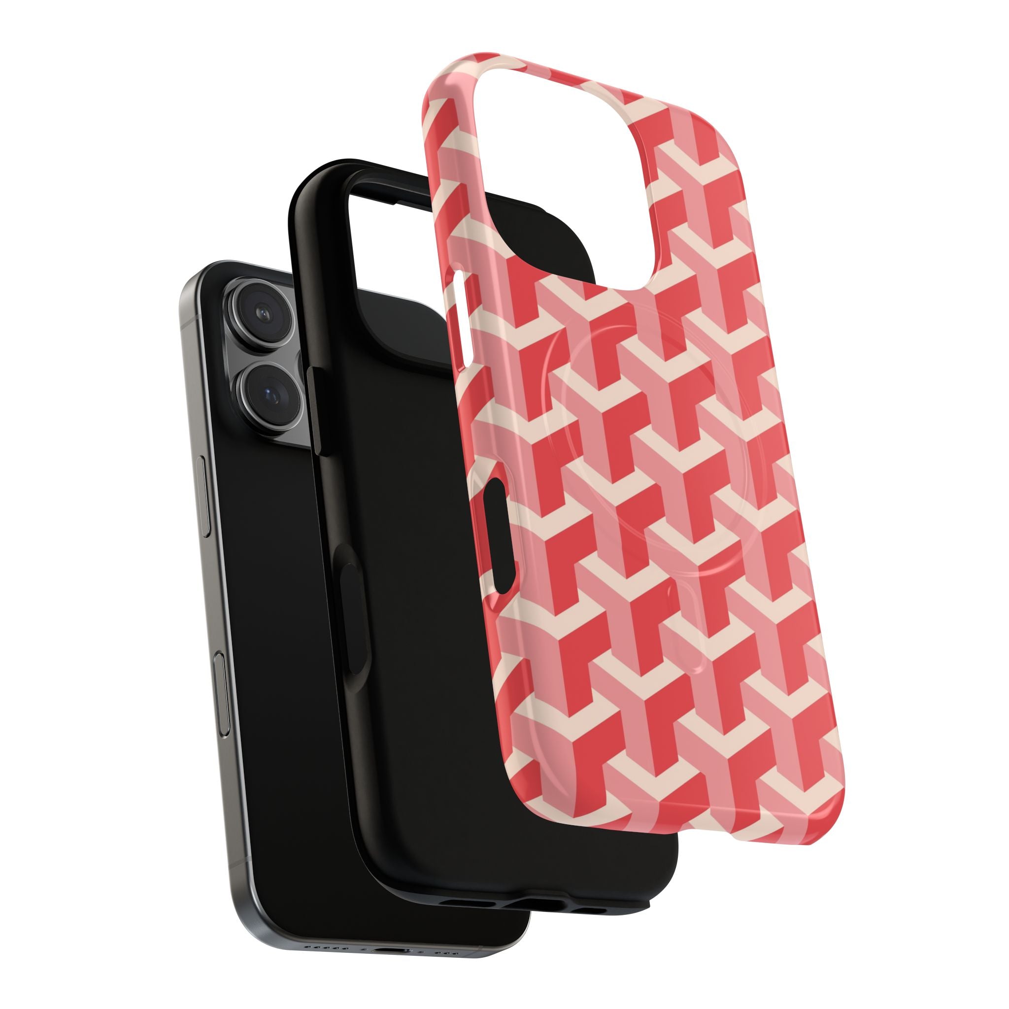 Pink Geo - Tough Magnetic Case