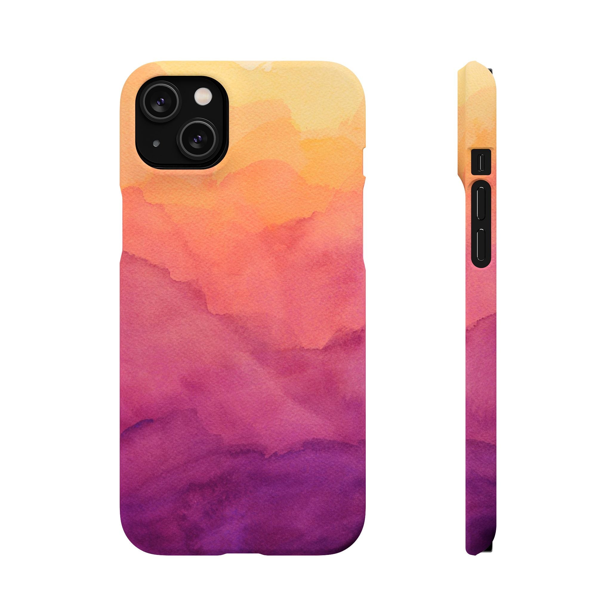 Watercolour Sunrise - Snap Case