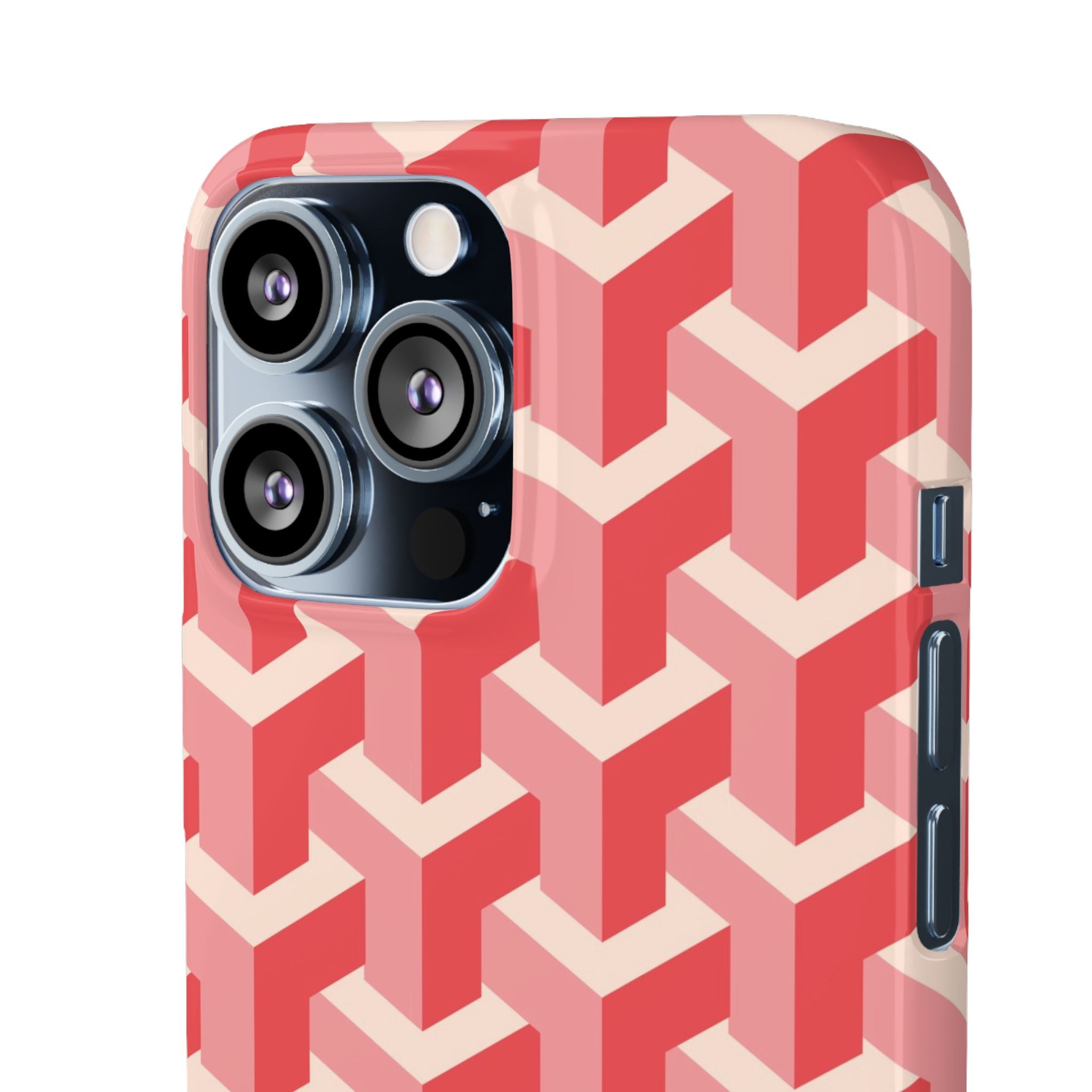 Pink Geo - Snap Case