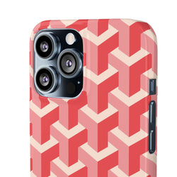 Image of Pink Geo - Snap Case