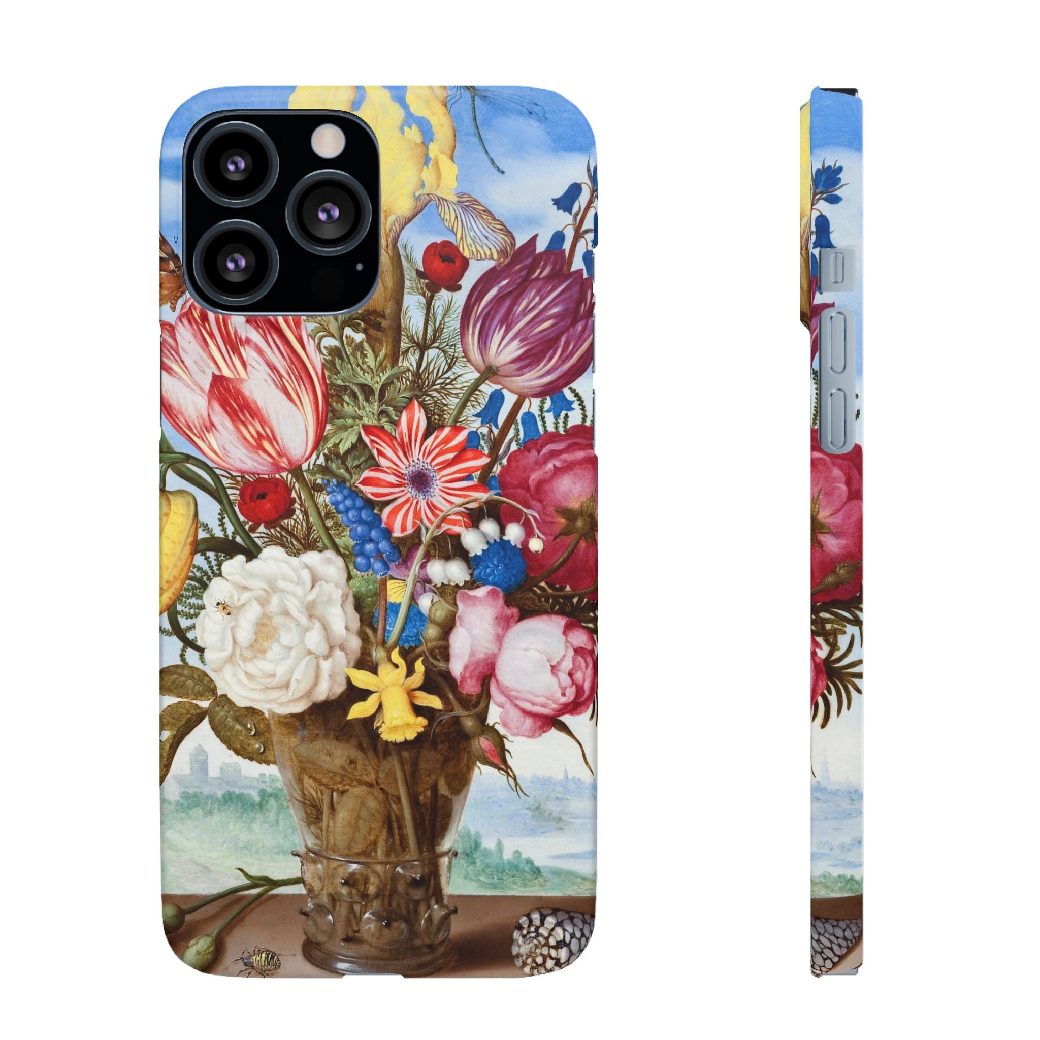 Bouquet of Flowers by Ambrosius Bosschaert - Snap Case