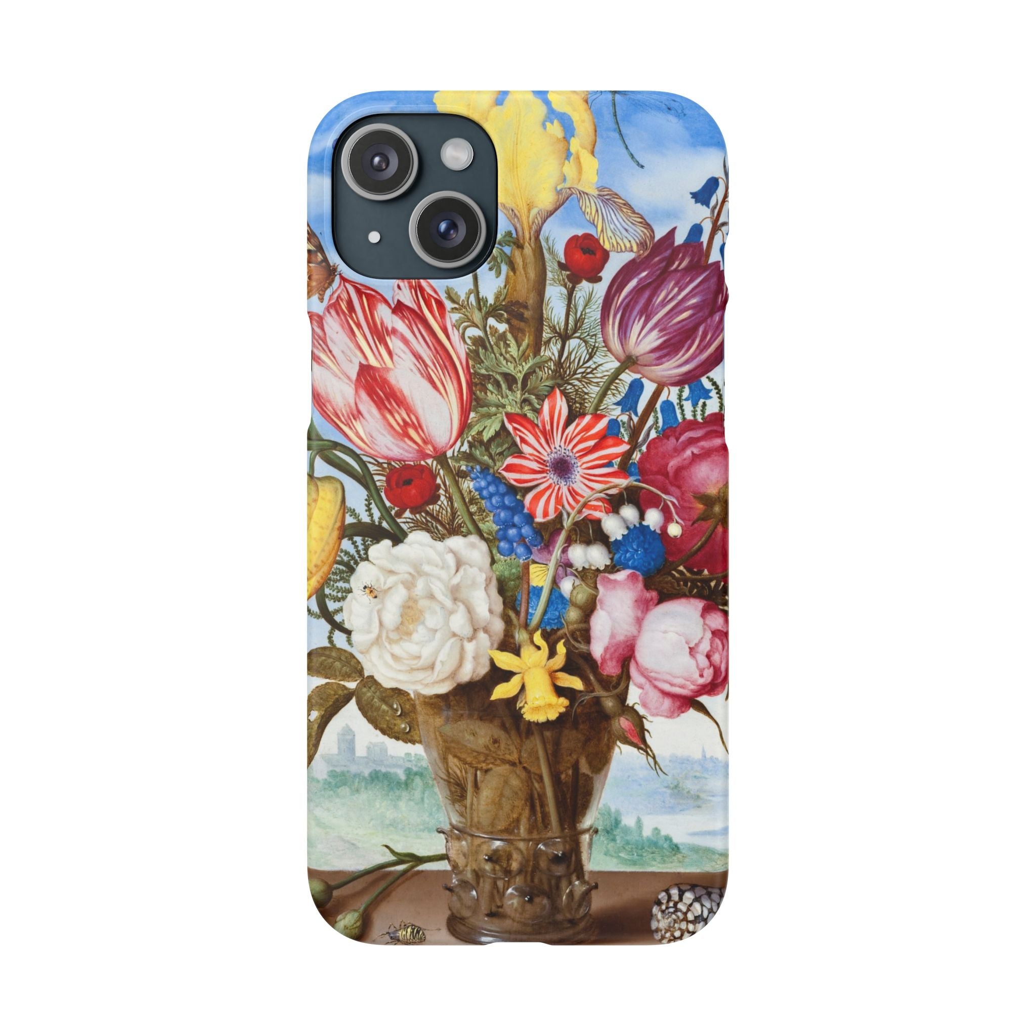 Bouquet of Flowers by Ambrosius Bosschaert - Snap Case