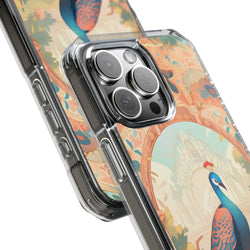 Image of Peacock - Magnetic Clear Impact Case