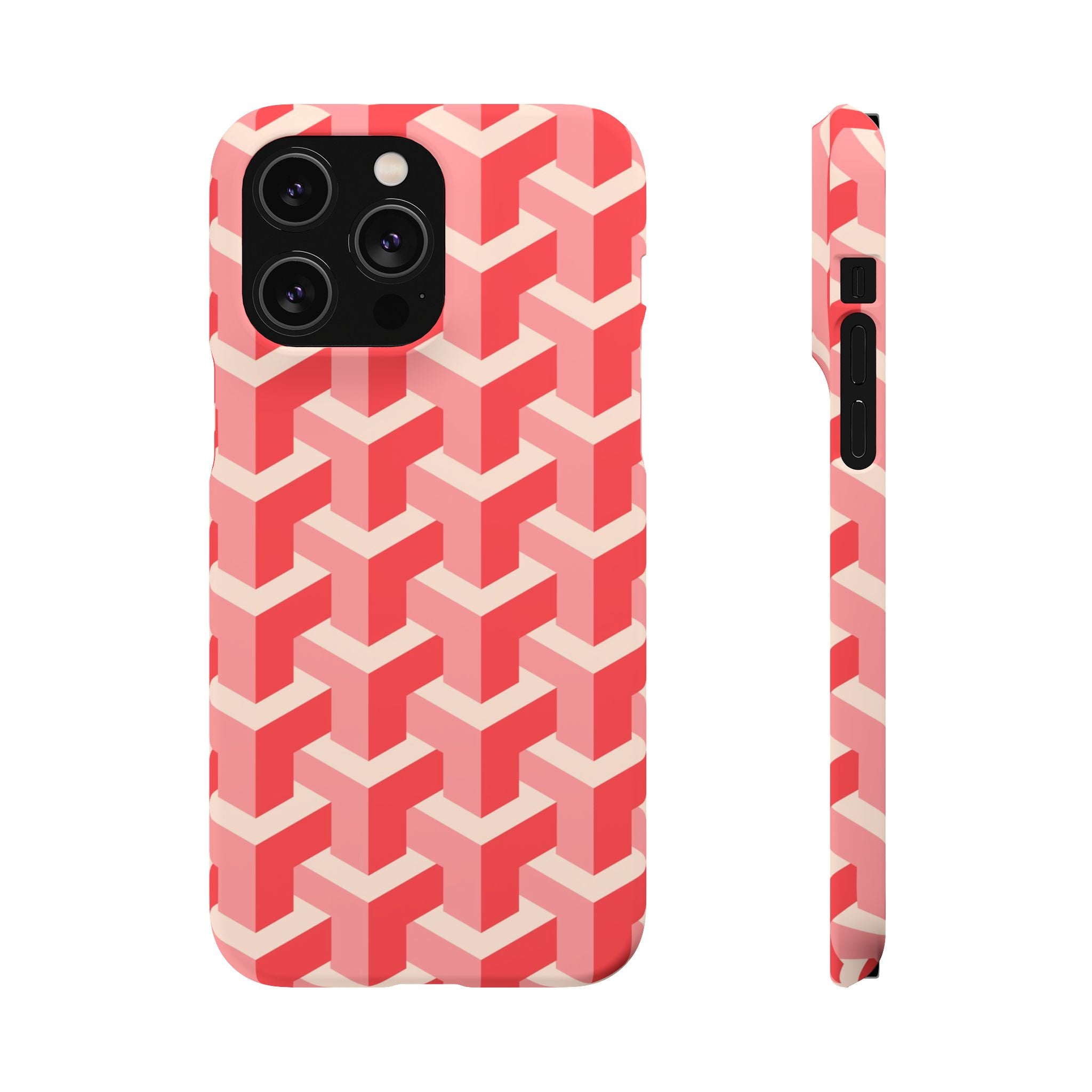 Pink Geo - Snap Case