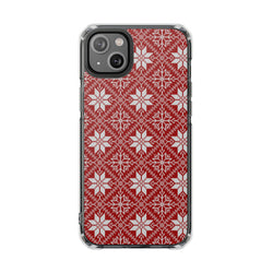 Image of Snow Flake - Magnetic Clear Impact Case