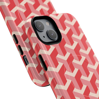 Pink Geo - Tough Magnetic Case