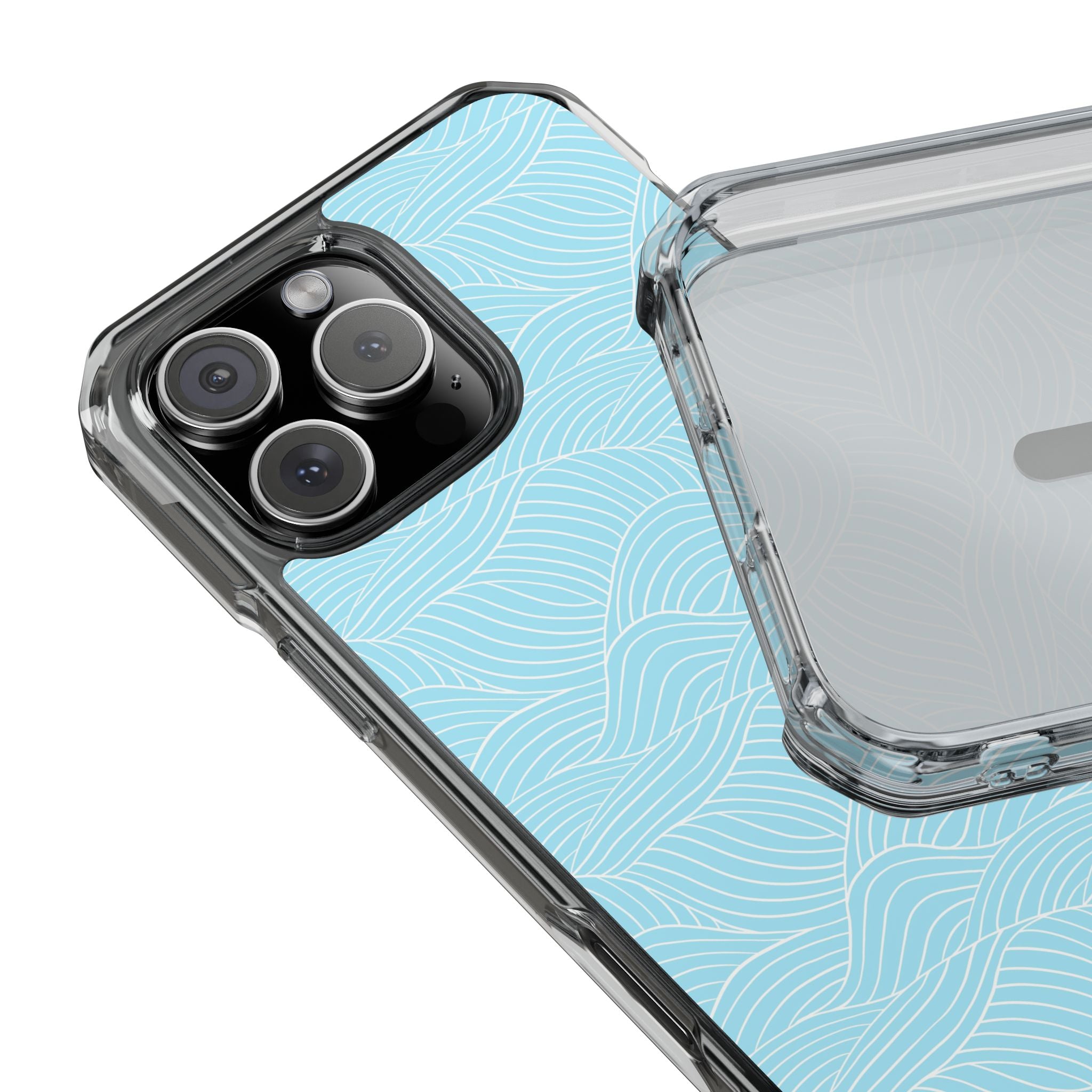 Ocean Lines - Magnetic Clear Impact Case