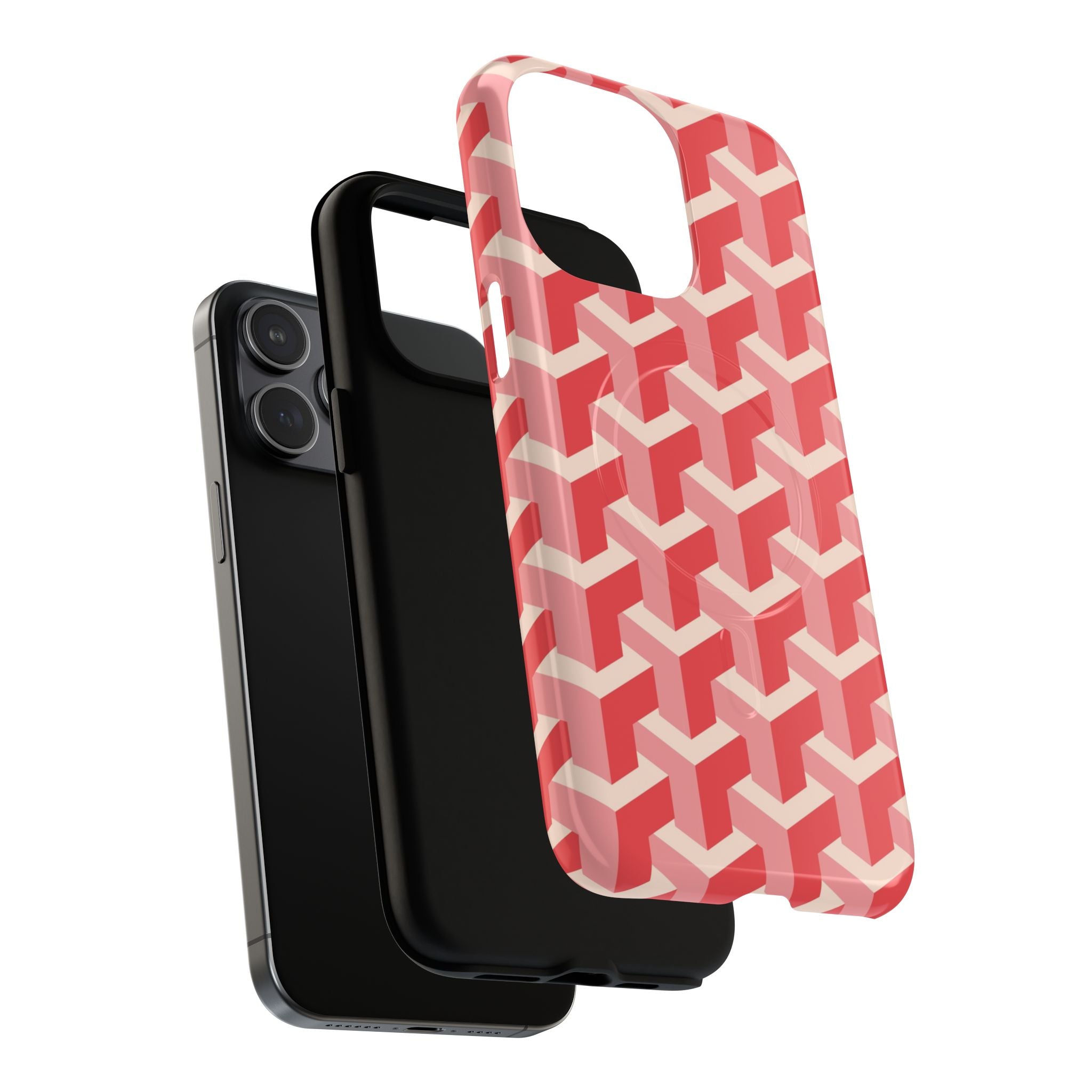 Pink Geo - Tough Magnetic Case