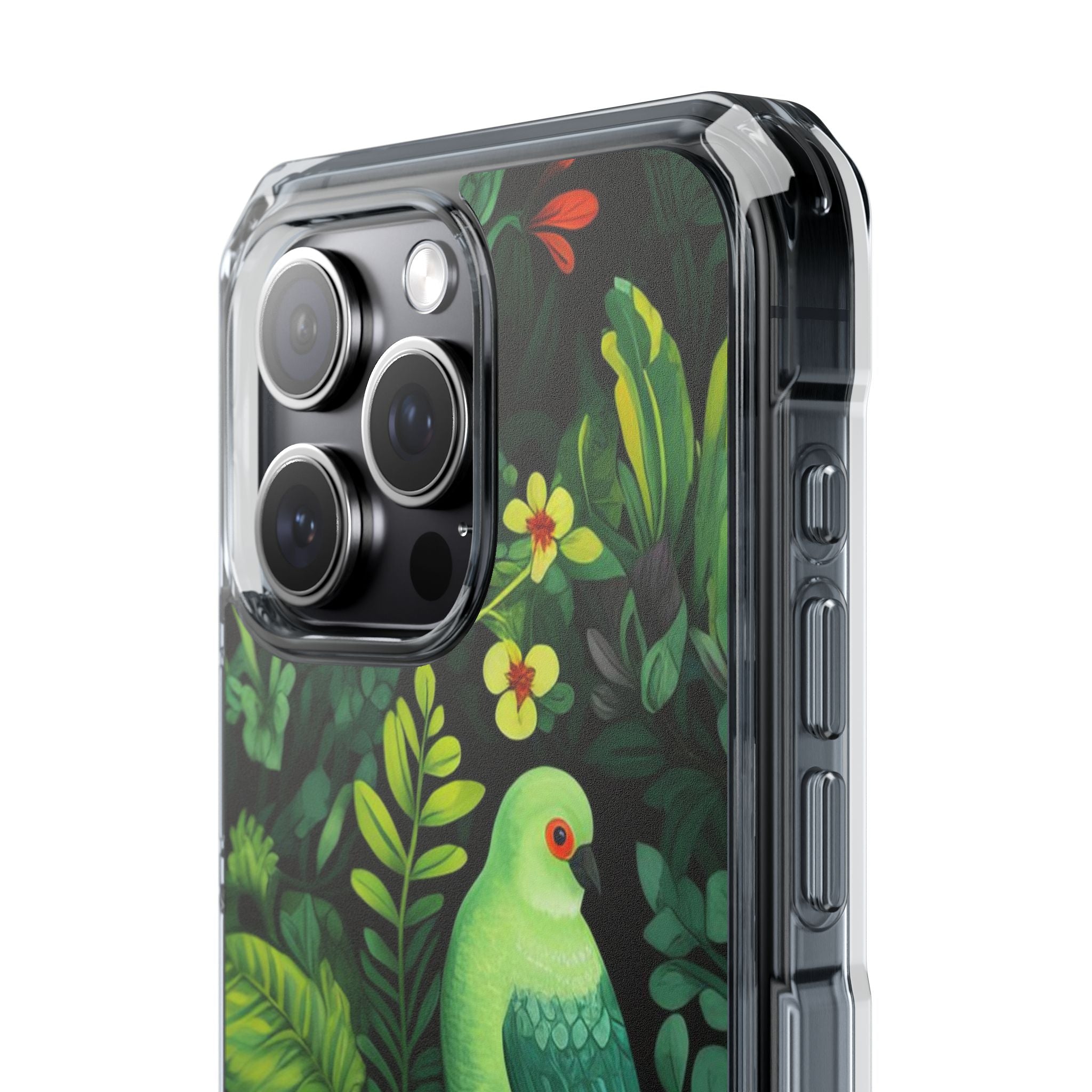 Bird of Green - Magnetic Clear Impact Case