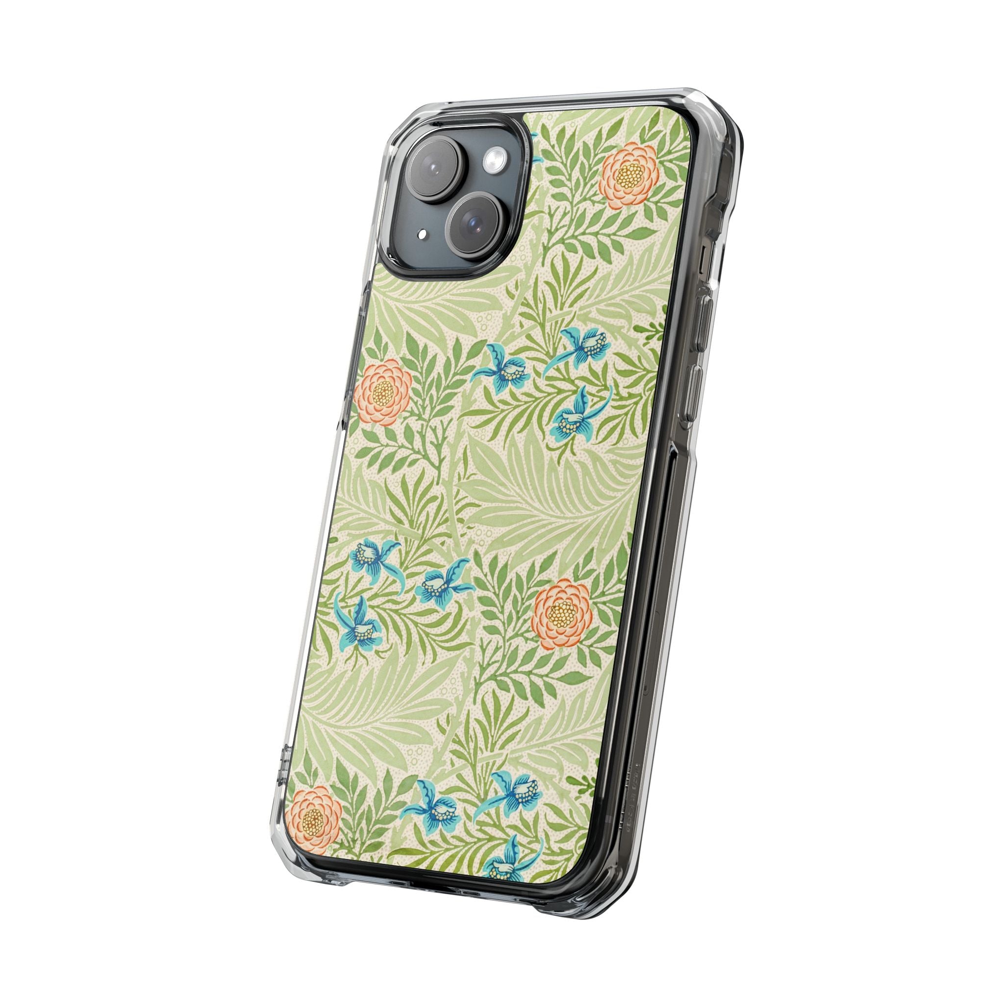 William Morris's Larkspur (1874) - Magnetic Clear Impact Case