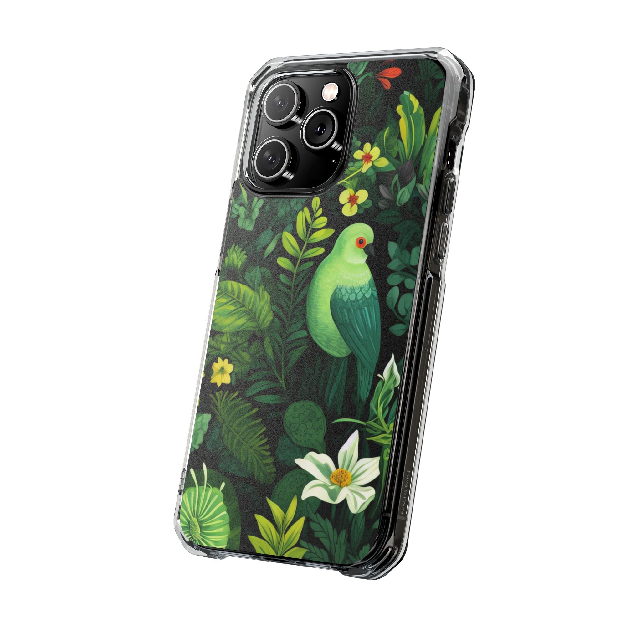 Bird of Green - Magnetic Clear Impact Case