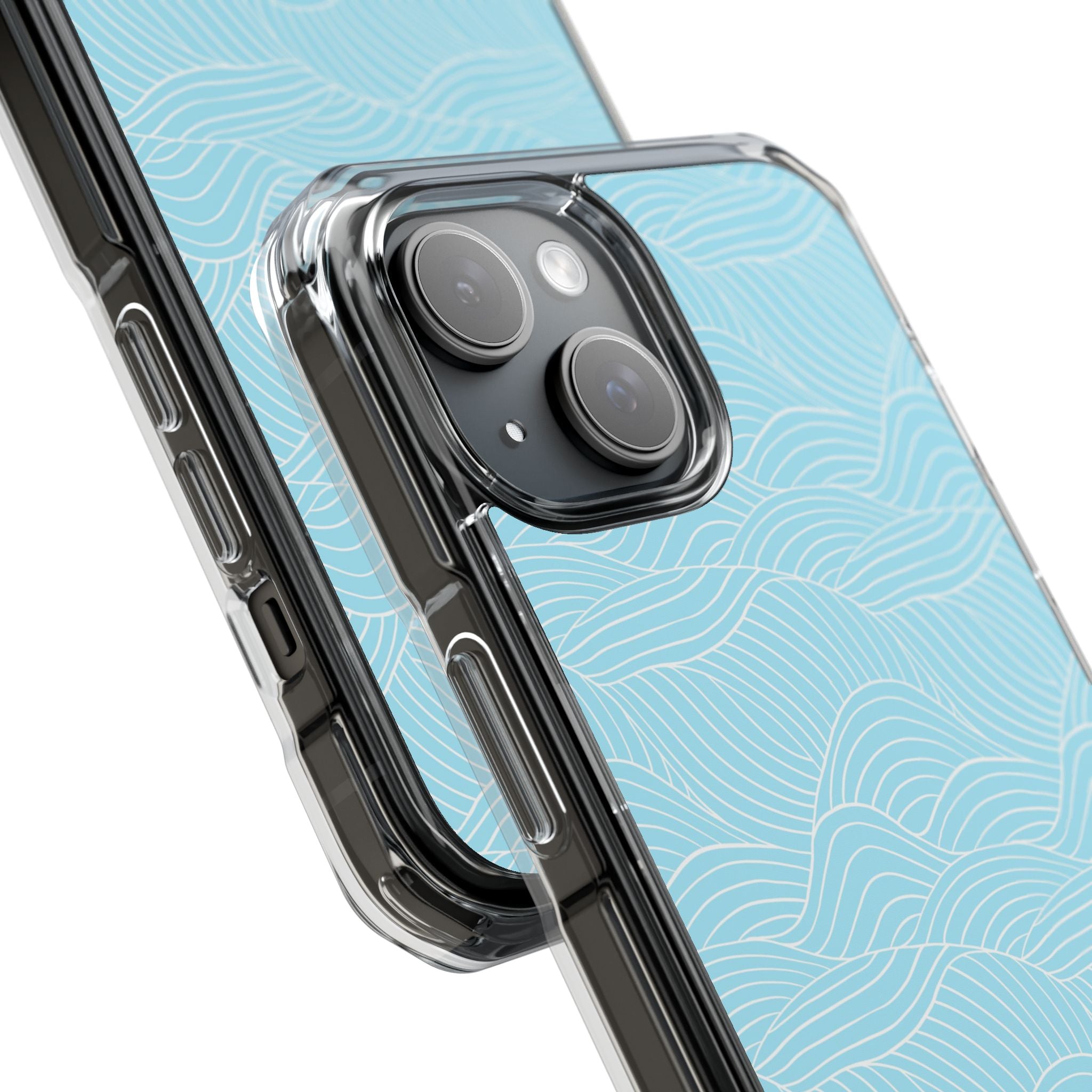 Ocean Lines - Magnetic Clear Impact Case