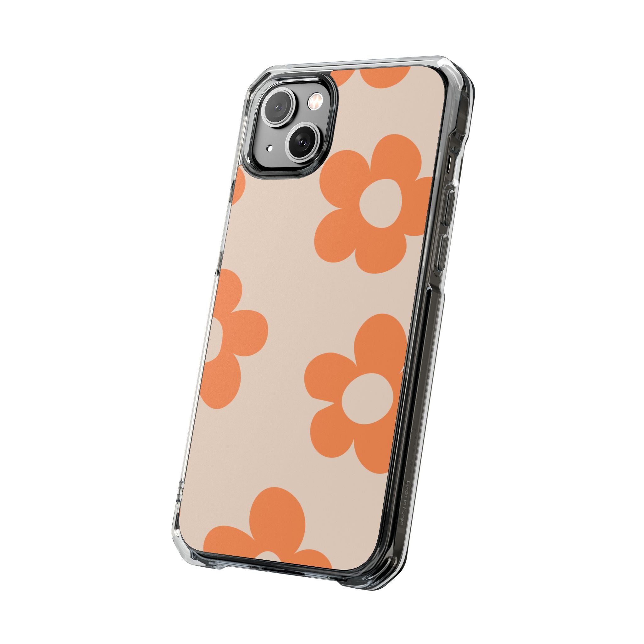 Retro Petals - Magnetic Clear Impact Case