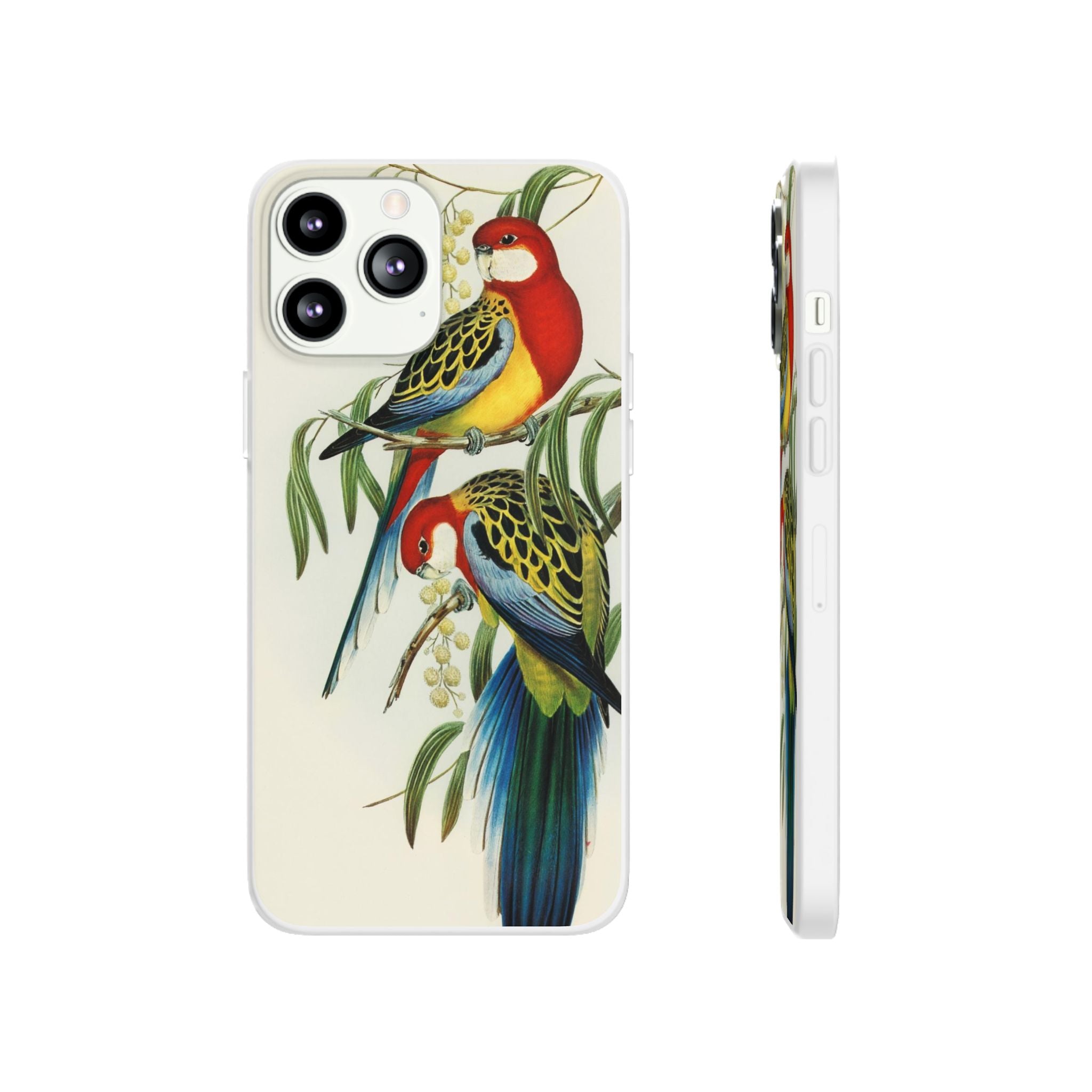 Rosehill Parakeet by Elizabeth Gould - Flexi Case