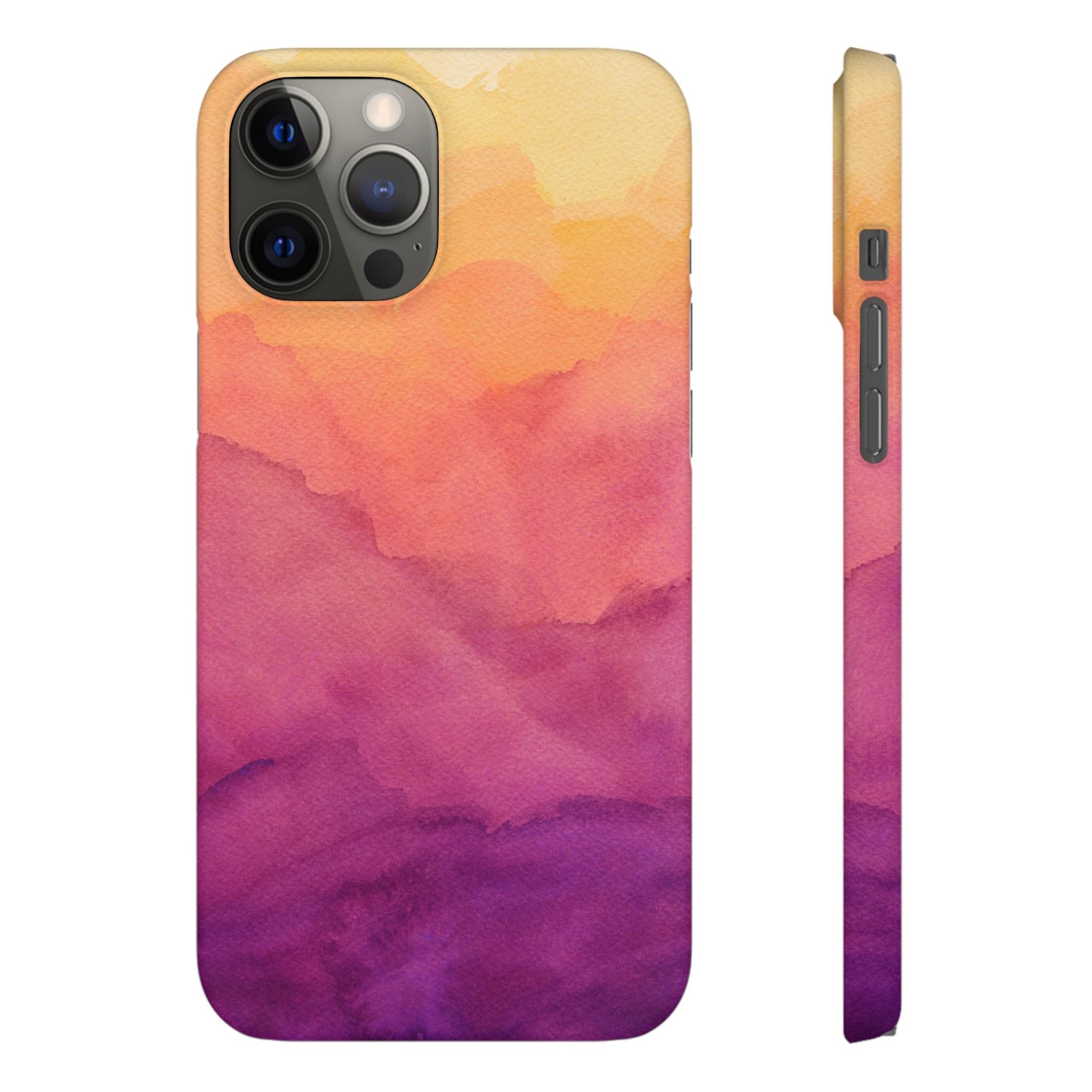 Watercolour Sunrise - Snap Case