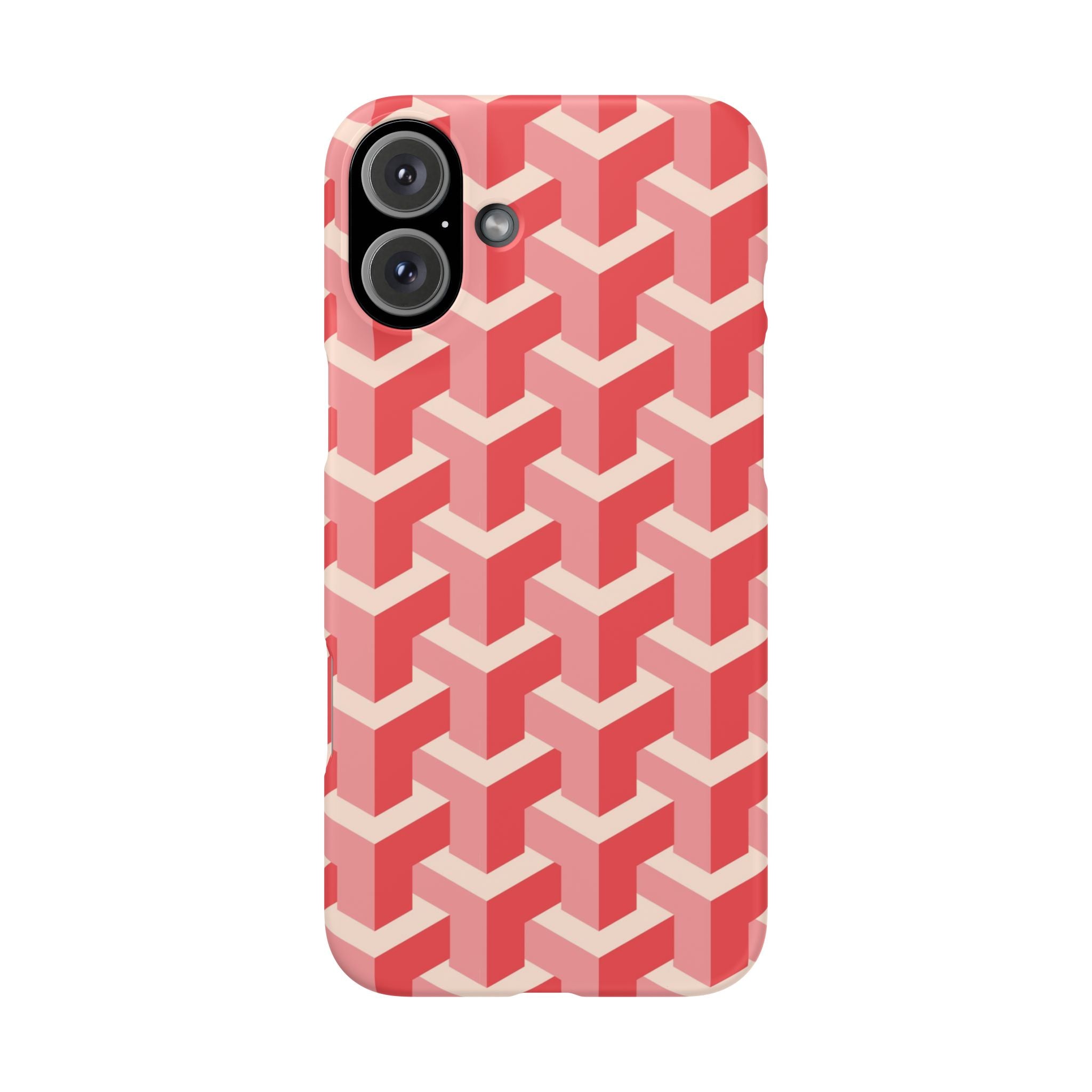 Pink Geo - Snap Case