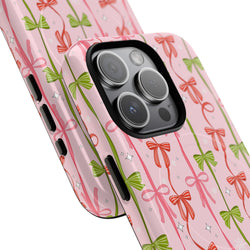 Image of Christmas Ribbon - Tough Magnetic Case