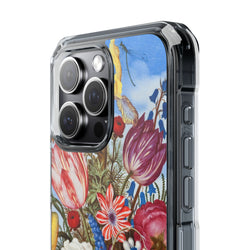 Image of Bouquet of Flowers by Ambrosius Bosschaert - Magnetic Clear Impact Case