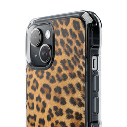 Image of Leopard - Magnetic Clear Impact Case